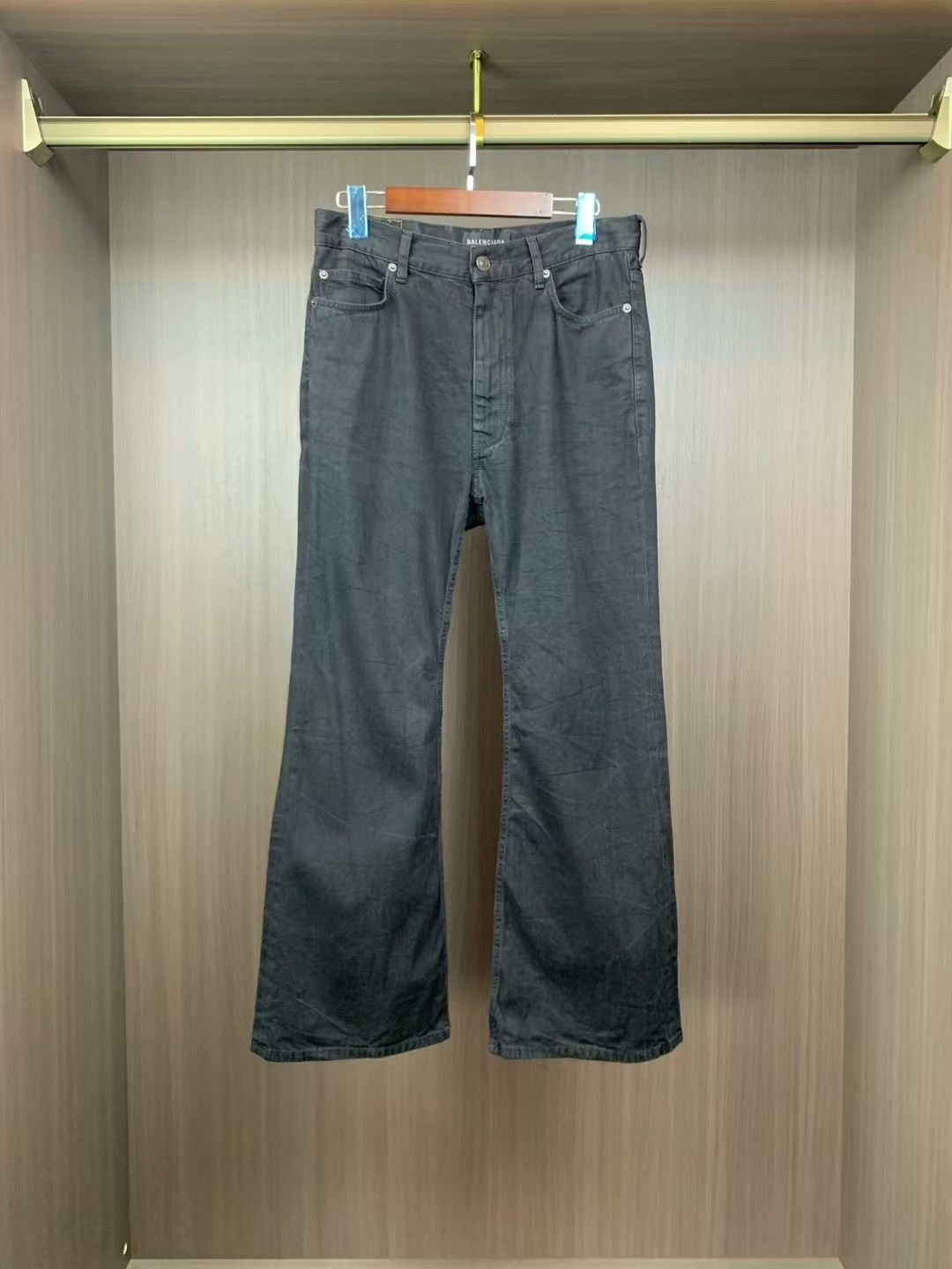 Balenciaga Balenciaga Flared Denim Jeans Size M Size US 27 - 1 Thumbnail