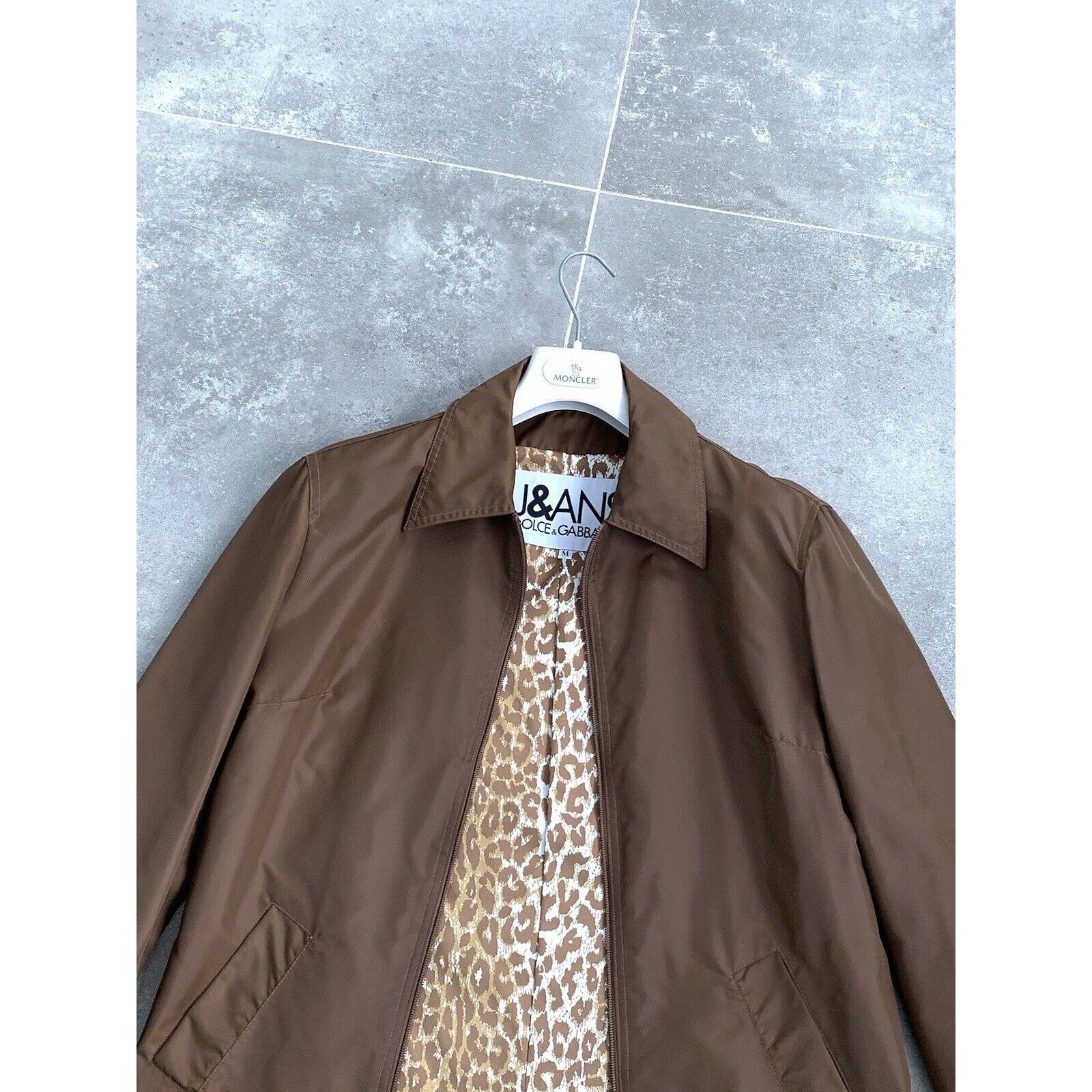 Dolce & Gabbana Women's DOLCE & GABBANA Leopard Bomber Jacket Coat SZ M L Size M / US 6-8 / IT 42-44 - 22 Thumbnail