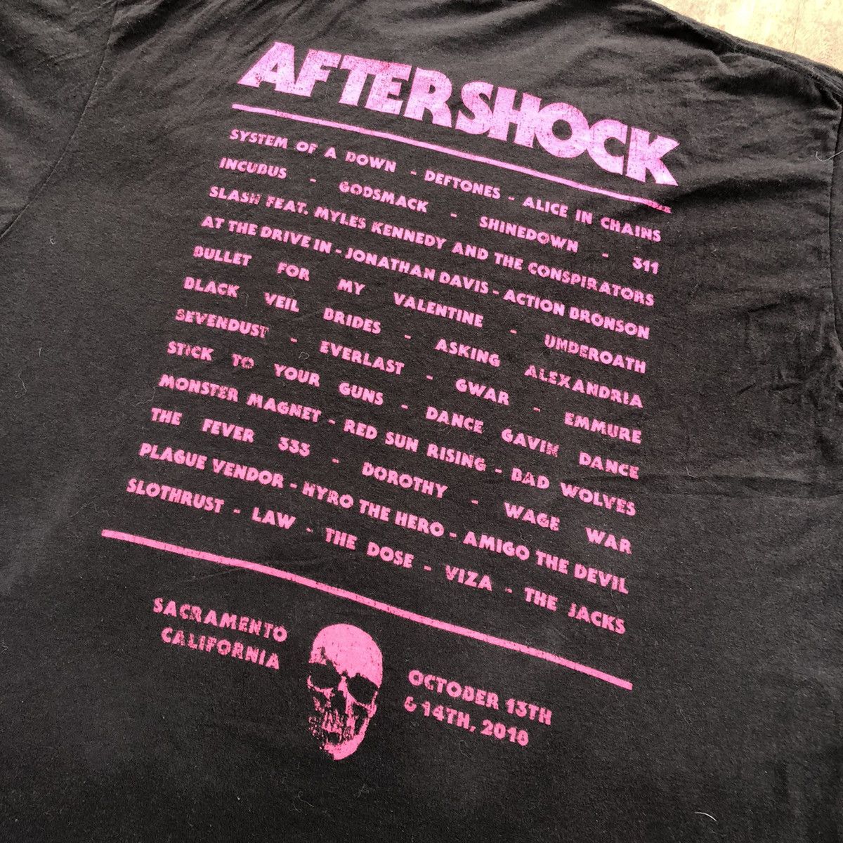 Band Tees Vintage 2010 Aftershock Metal Band Rare Shirt Size US XL / EU 56 / 4 - 4 Thumbnail