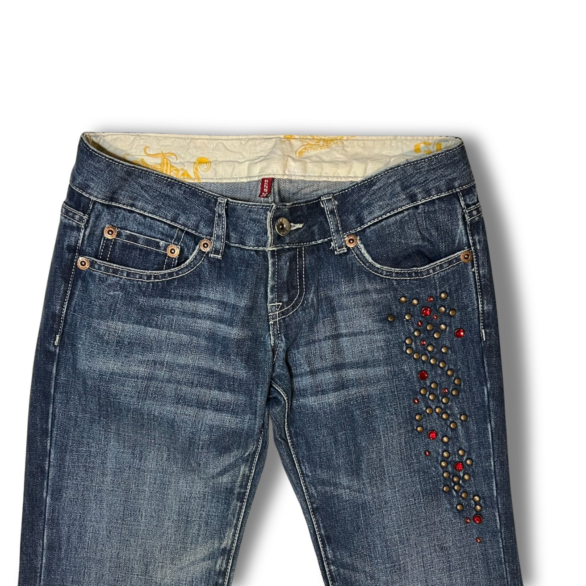 Ed Hardy Ed Hardy By Christian Audigier Rhinestone Bootcut Jeans Size Size 25" / US 0 / IT 36 - 4 Thumbnail
