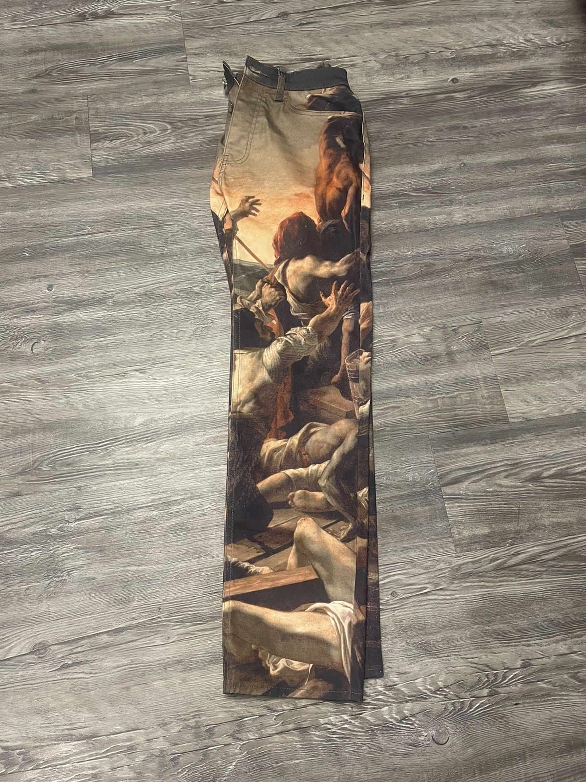 MNML Oil Painting Art Jeans Size US 29 - 4 Thumbnail