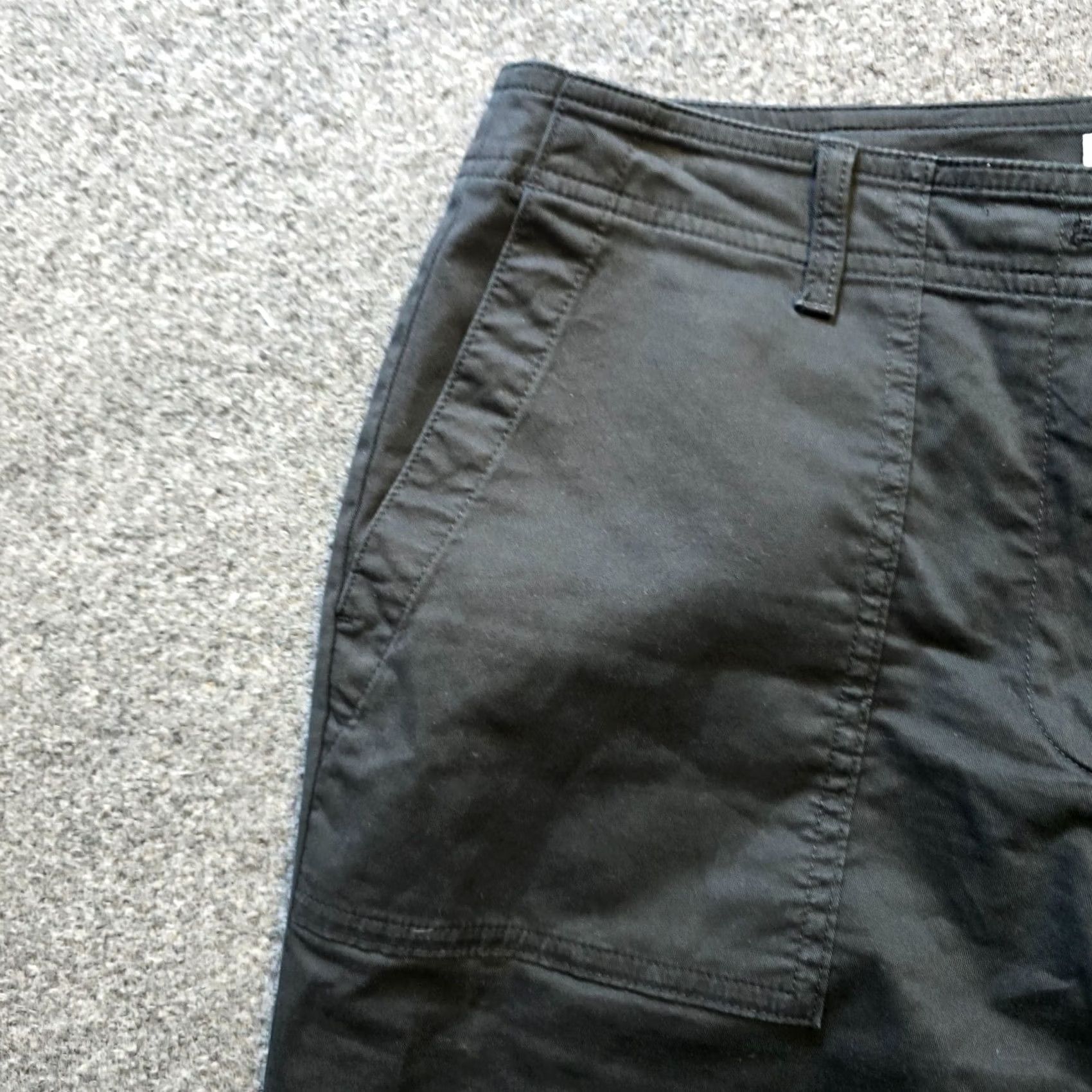 J. Jill J. Jill Pants Women 8 Black Pima Cotton Cropped Cuffed Chino Casual Capsule - Vintage: No Size 30" / US 8 / IT 44 - 3 Thumbnail