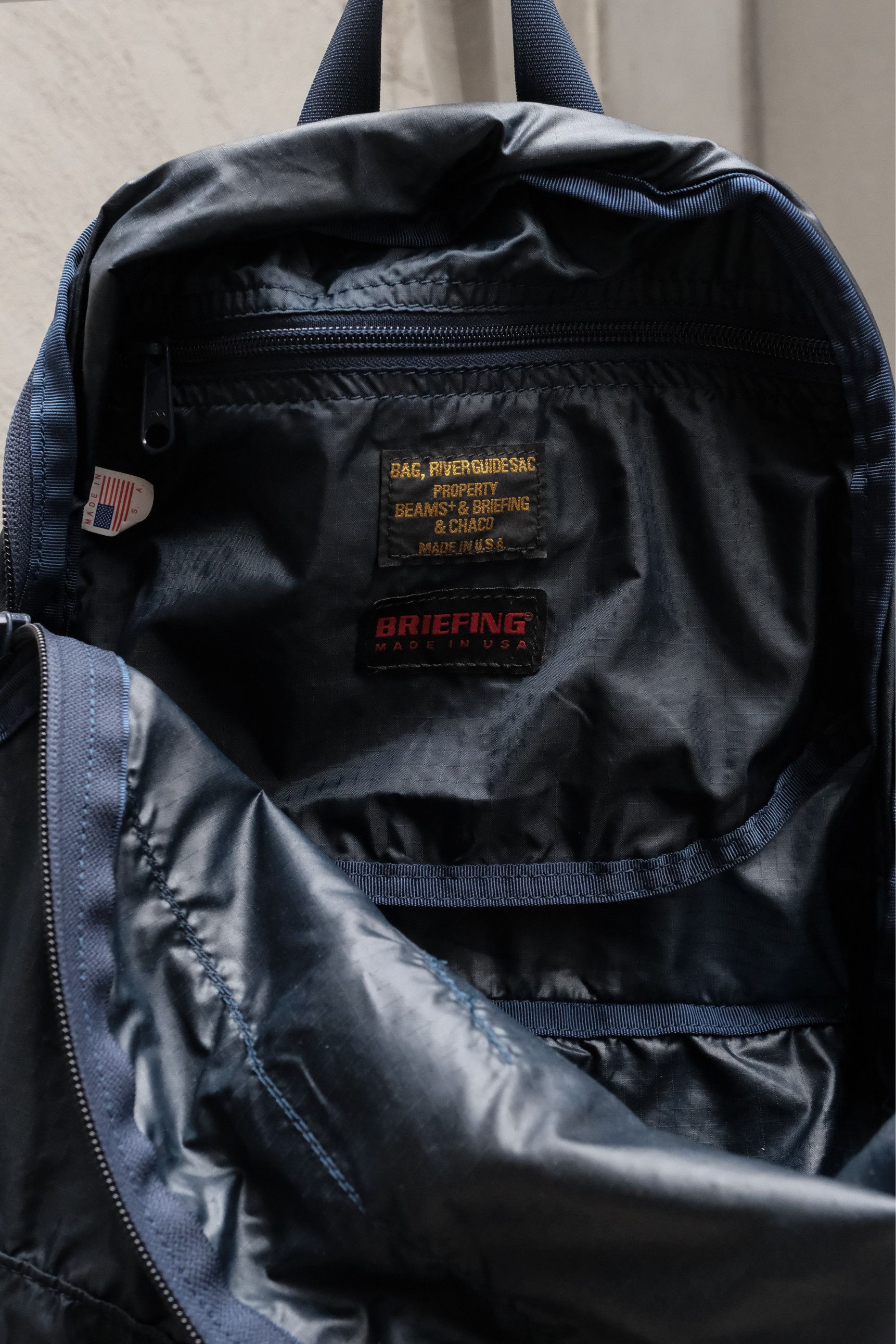 Briefing BRIEFINGxCHACO×BEAMS PLUS Nylon Backpack Navy Size ONE SIZE - 6 Thumbnail