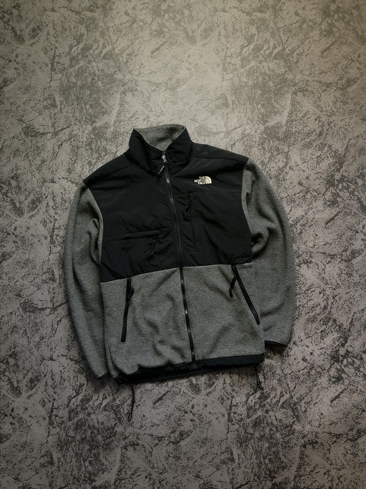 Pre-owned The North Face X Vintage Jacket The North Face Multi Pocket Fleece In Black