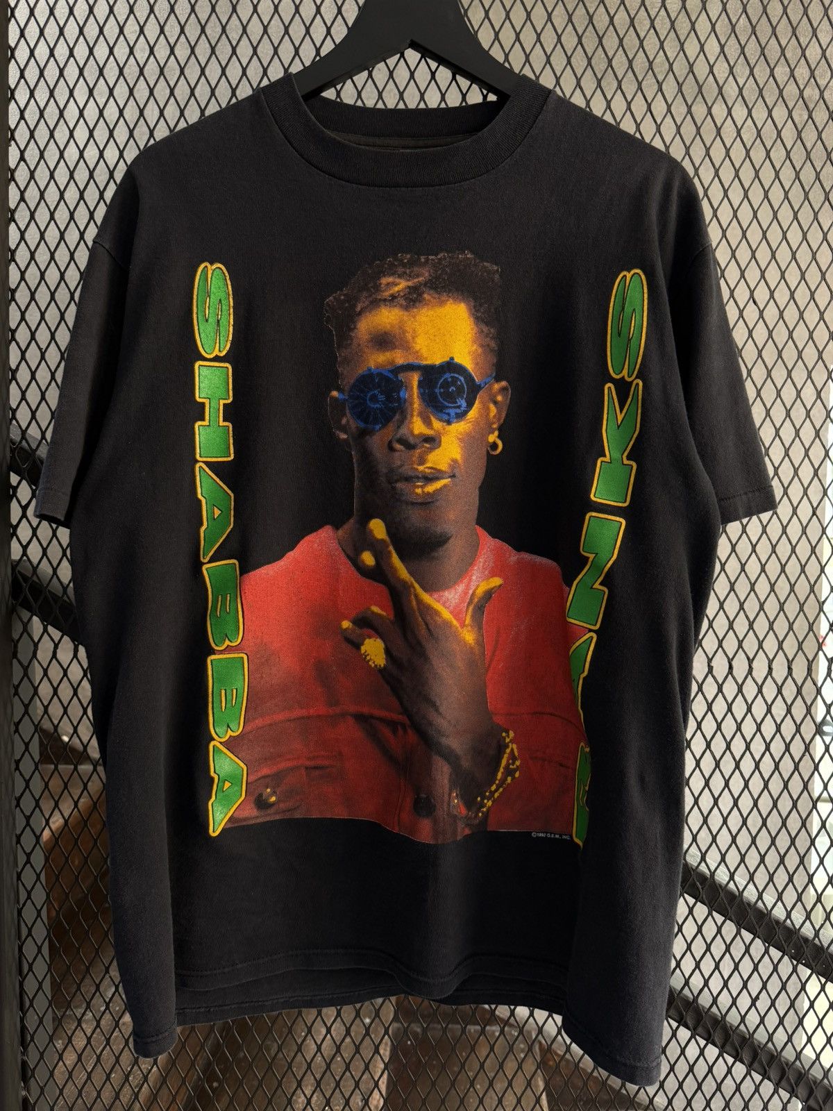 Rap Tees Vintage 1992 Shabba Ranks Nuff Respect Rap Tee Size US L / EU 52-54 / 3 - 1 Thumbnail