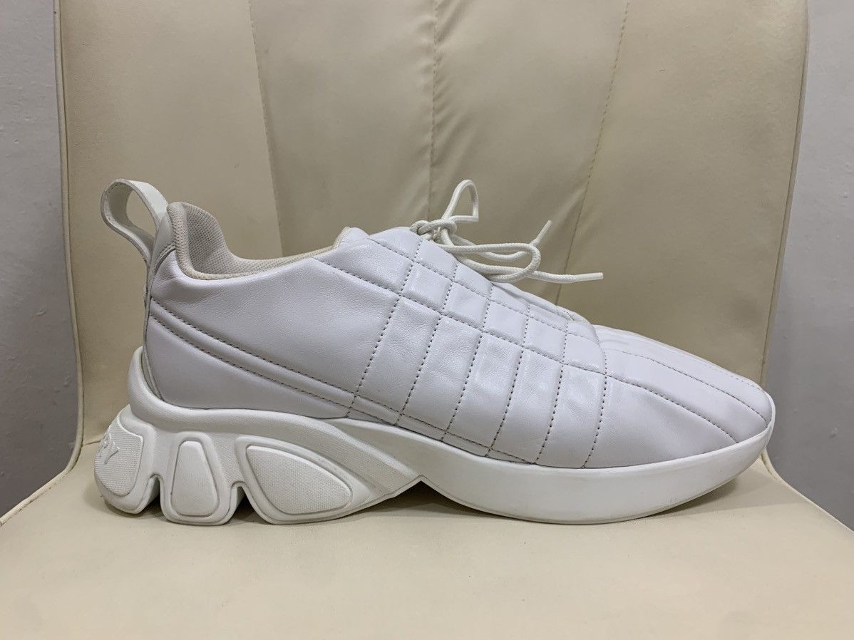 Burberry BURBERRY AUXBURTON LEATHER QUILTED SNEAKERS Size US 12 / EU 45 - 5 Thumbnail