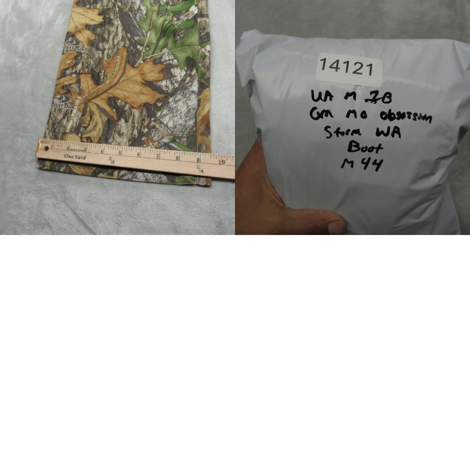 Under Armour Under Armour Pants Men 40x33 Mossy Oak Obsession Storm Camo Water Resistant Boot Size US 40 / EU 56 - 10 Thumbnail