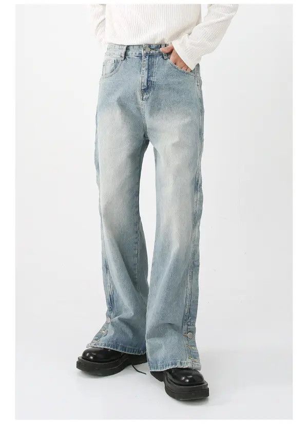 VIBE American light blue loose casual straight jeans Size US 32 / EU 48 - 2 Thumbnail