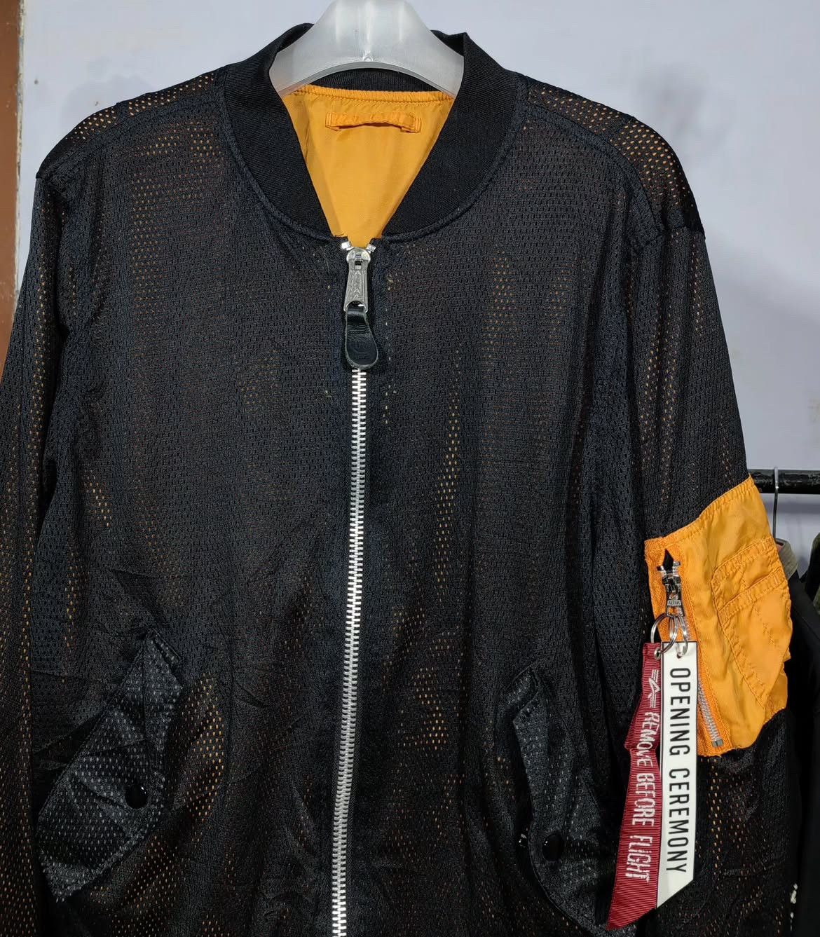 Alpha Industries × Opening Ceremony 2000s Alpha Industries x OC Reversible Bomber Jacket y2k Size US L / EU 52-54 / 3 - 4 Thumbnail