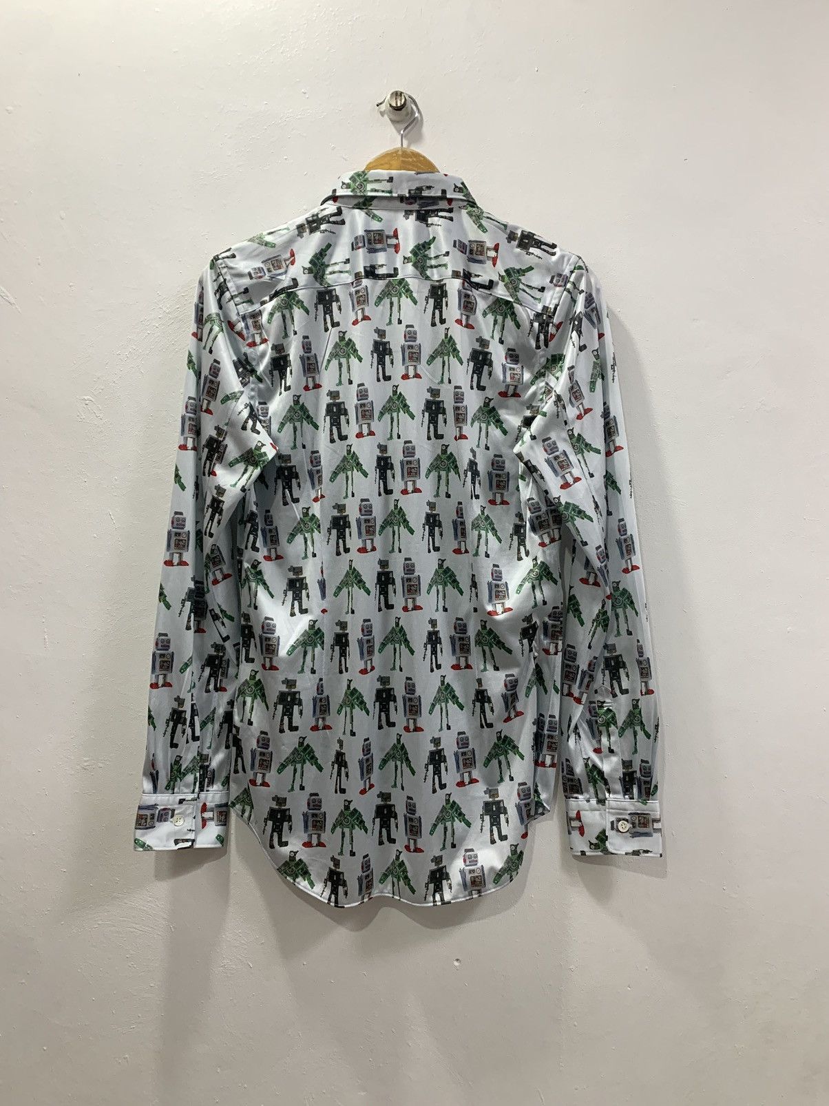 Comme des Garcons COMME des GARÇONS HOMME DEUX ROBOT AOP BUTTON-UP SHIRT Size US M / EU 48-50 / 2 - 5 Thumbnail