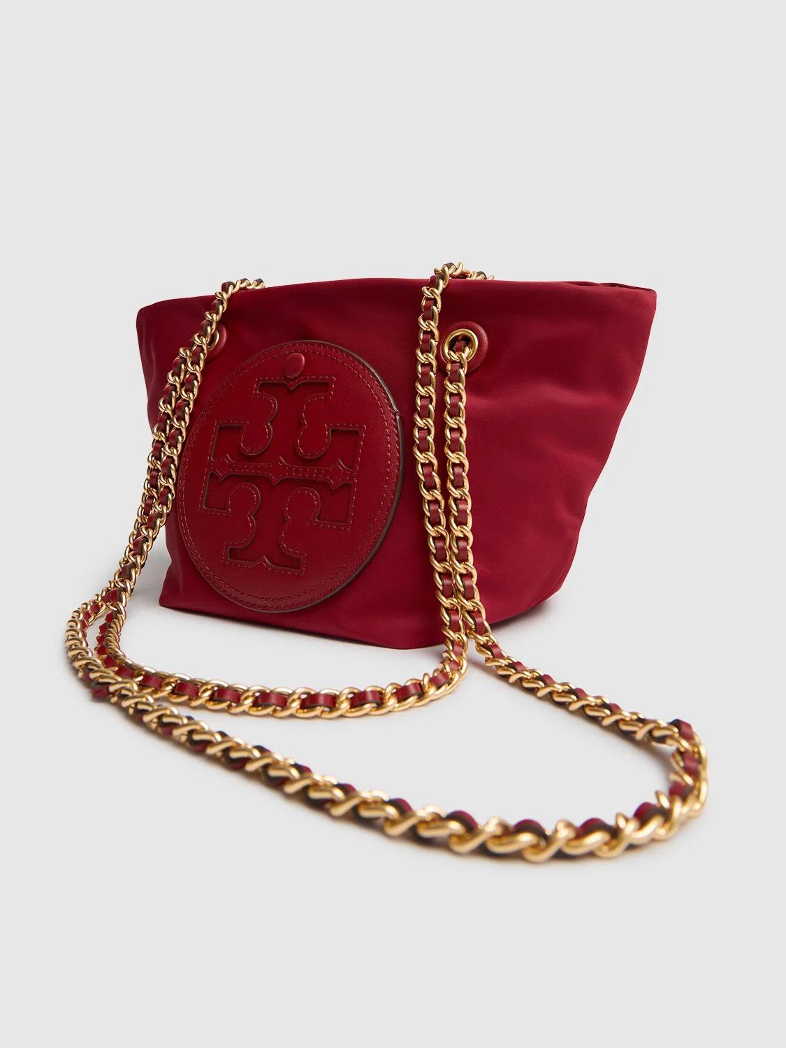 Tory Burch o1s22i1n1024 Size: OS / Small Ella Shoulder Bag in Burgundy Size ONE SIZE - 3 Thumbnail