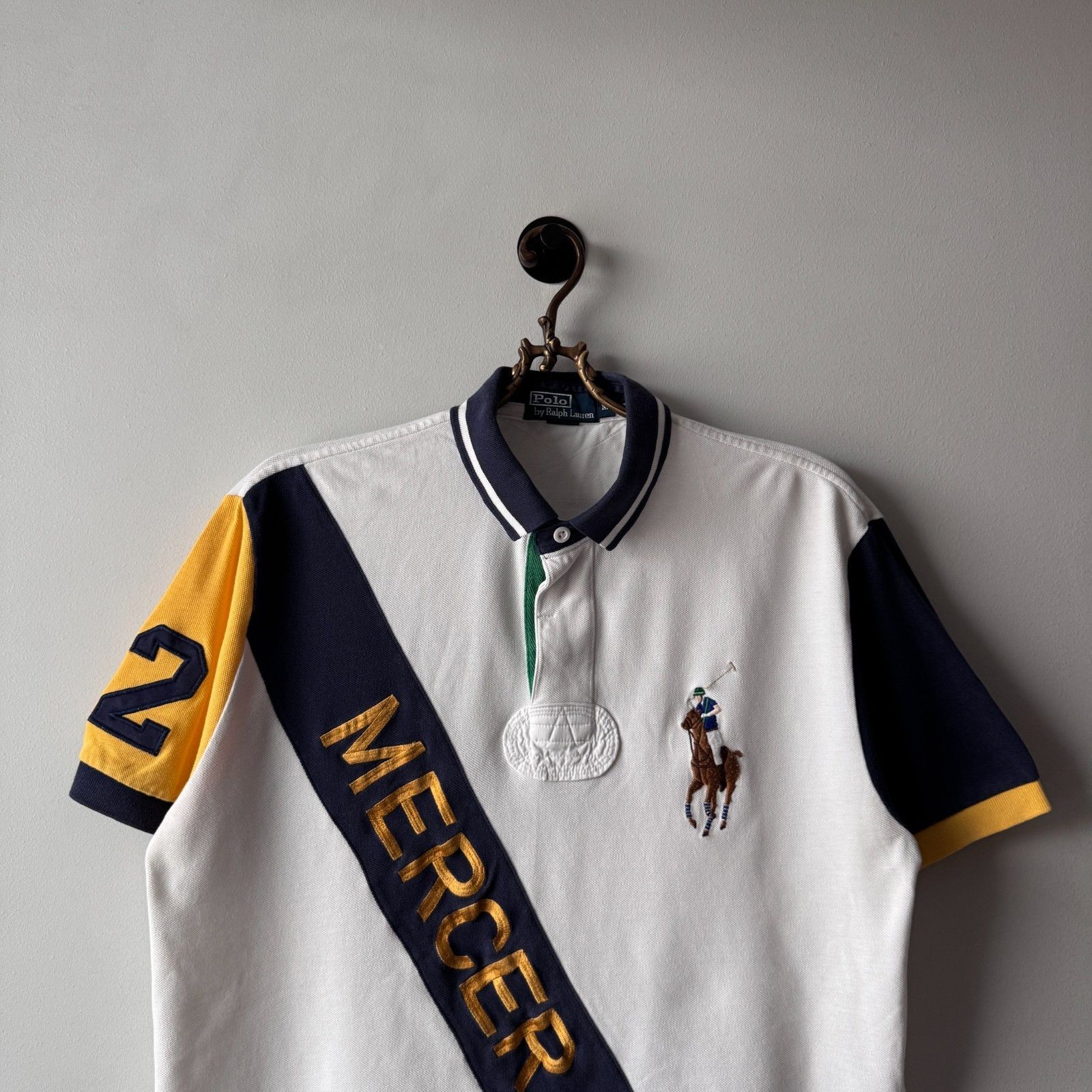 Polo Ralph Lauren Polo Ralph Lauren Mercer Club Shirt Big Pony Rugby T-shirt Size US M / EU 48-50 / 2 - 3 Thumbnail