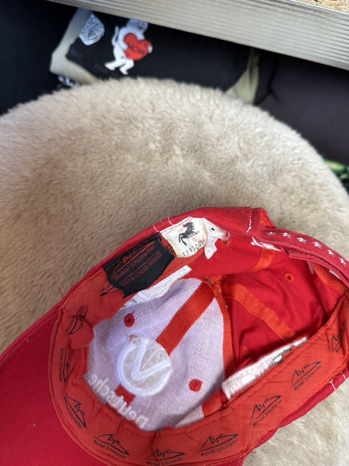 Ferrari Vintage Ferarri Schumacher Racing Y2K Cap Size ONE SIZE - 10 Thumbnail