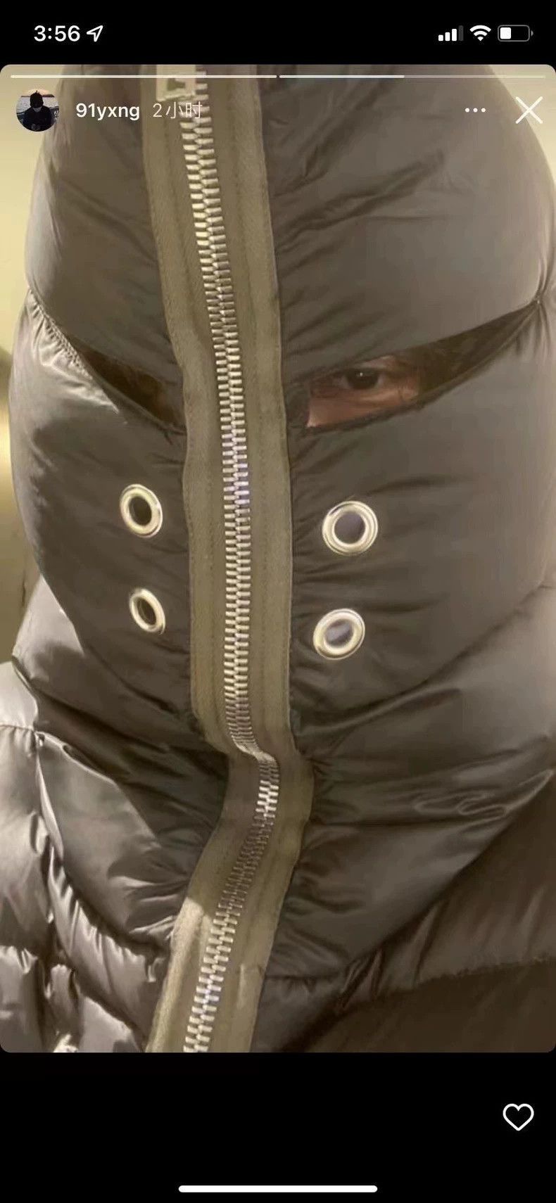 Rick Owens Rick Owens Shark mask full zipper hooded short down jacket- Size US M / EU 48-50 / 2 - 4 Thumbnail