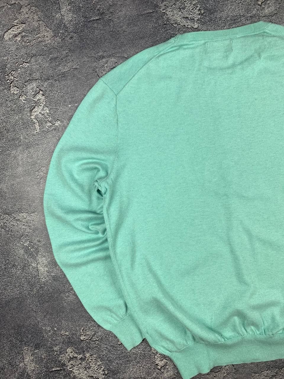 Polo Ralph Lauren Polo Ralph Lauren Cotton Sweater L Turquoise Crew Neck Jumpe Size US L / EU 52-54 / 3 - 12 Thumbnail