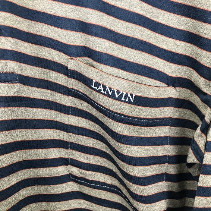 Lanvin × Vintage (SY0293) RARE VTG LANVIN ITALY PARIS STRIPED TEE Size US M / EU 48-50 / 2 - 4 Thumbnail