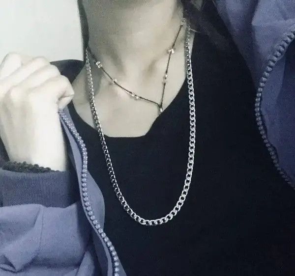 Other Silver chain Cuban Link Chain Chrome Hearts Size ONE SIZE - 6 Thumbnail