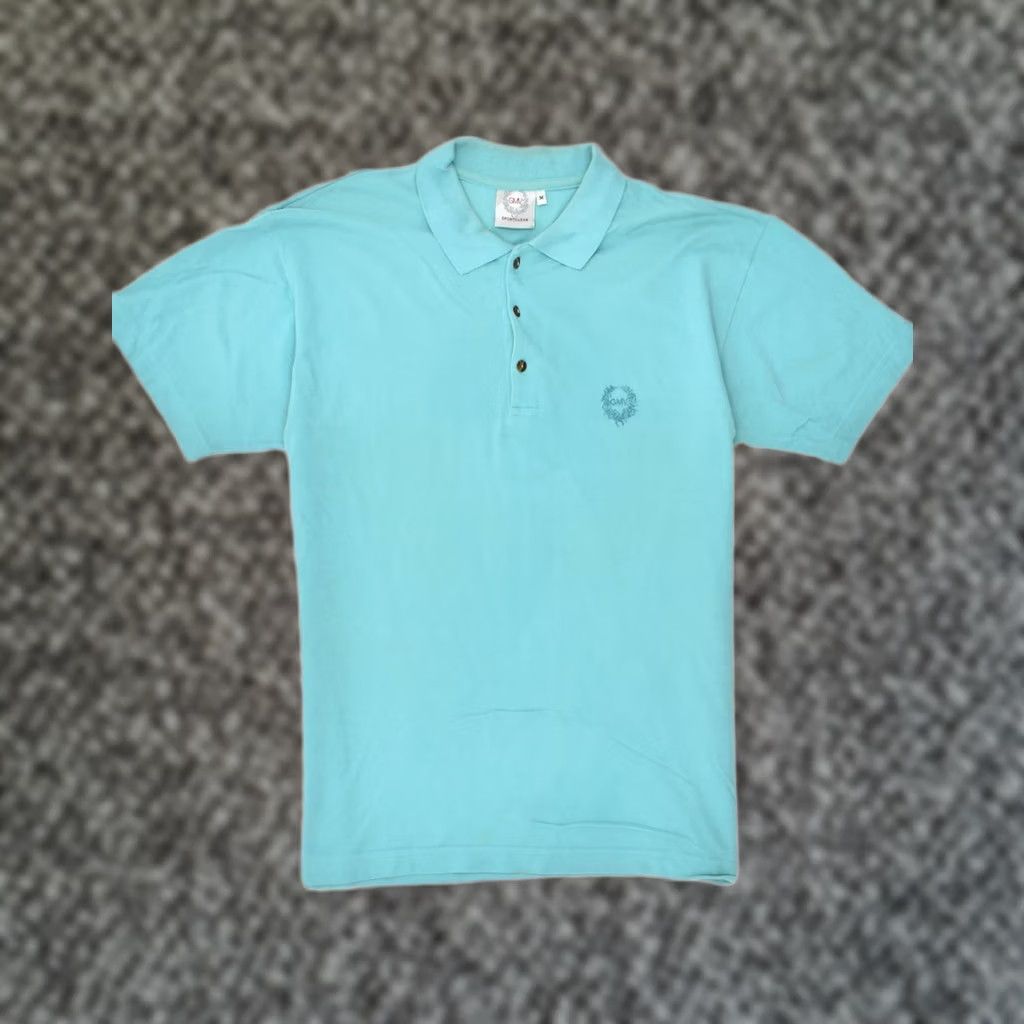 Vintage VINTAGE Mens Polo Shirt Medium Blue Cotton XJ36 Size US M / EU 48-50 / 2 - 1 Thumbnail