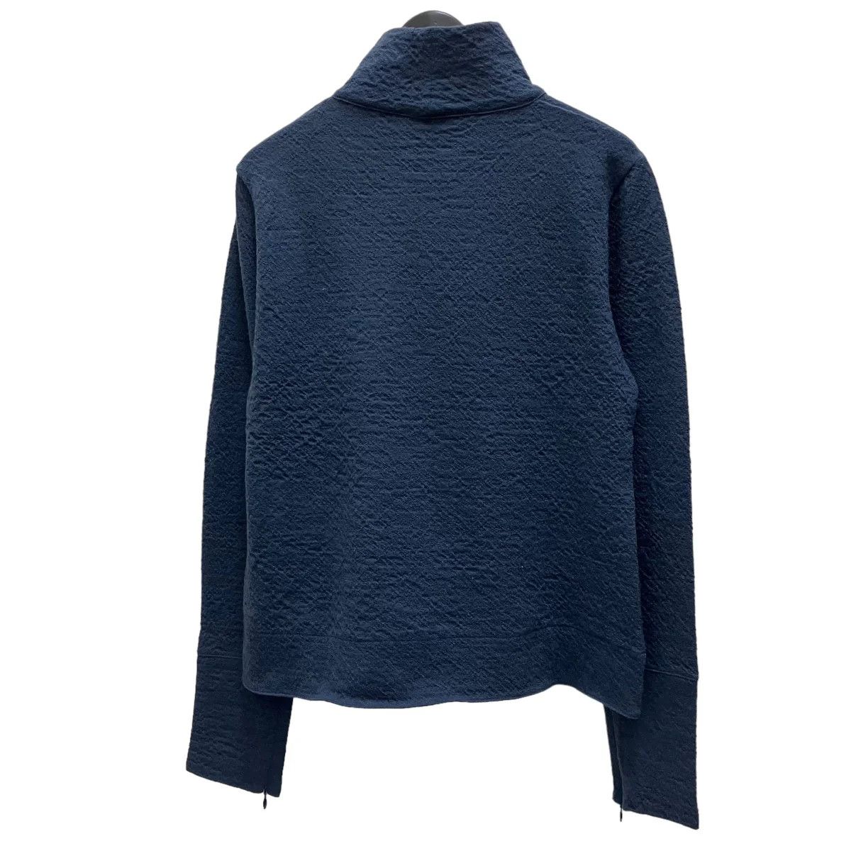 Jil Sander Textured High Neck Wool Knit Long Sleeve Tee Size XS / US 0-2 / IT 36-38 - 2 Thumbnail