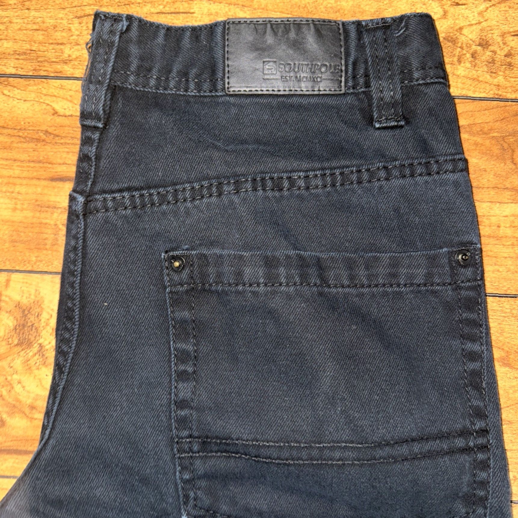 Southpole VINTAGE Southpole Relax Fit Jeans Black 32x32 Men Jeans Relaxed Straight Black 32 Size US 32 / EU 48 - 2 Thumbnail