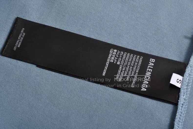 Balenciaga Balenciaga Men's Tape Short Sleeve T-Shirt Size US S / EU 44-46 / 1 - 9 Thumbnail