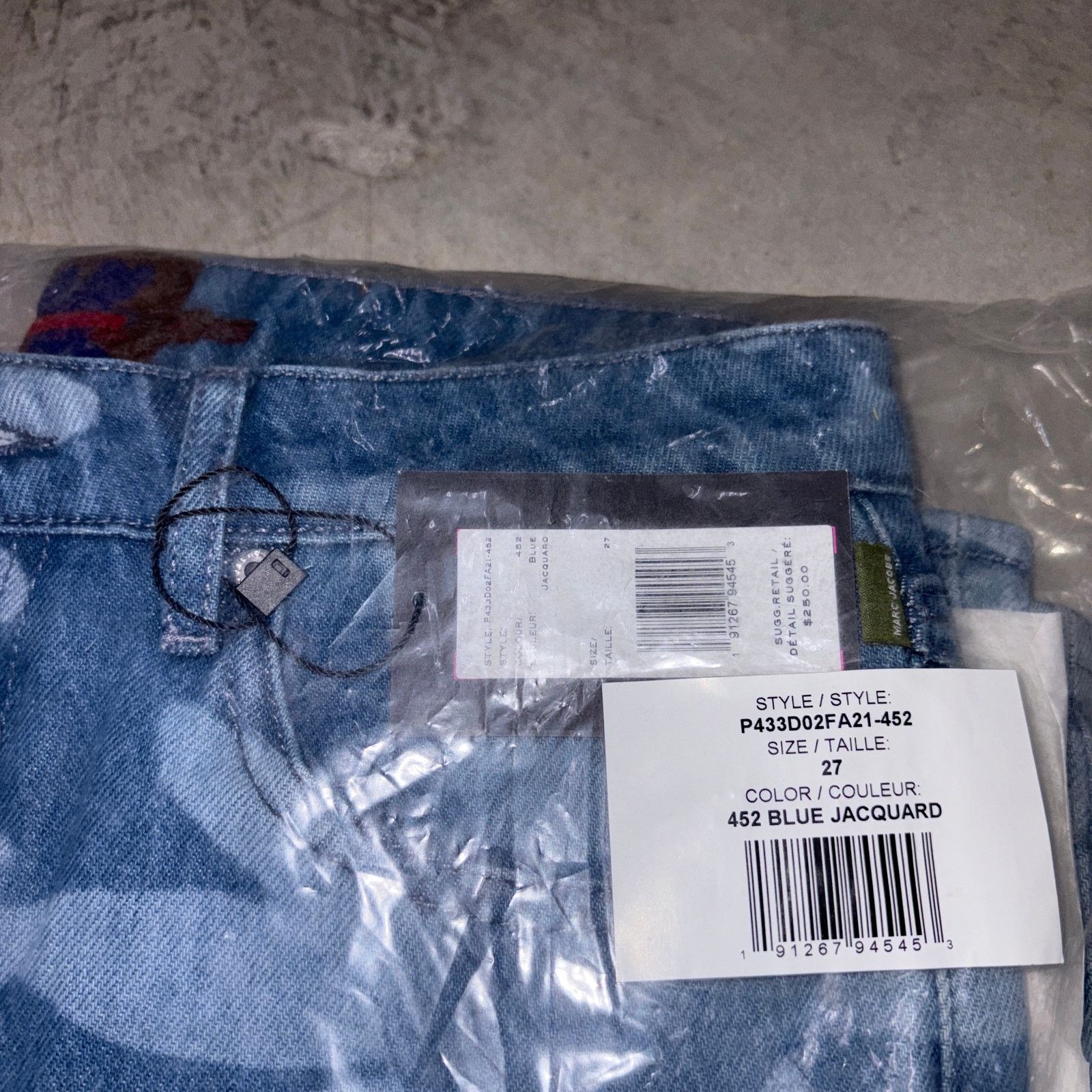 heaven by marcjacobs⭐︎Laser Floral Denim Marc Jacobs Heaven Blue Denim Laser Floral Jacket Marc Jacobs Heaven