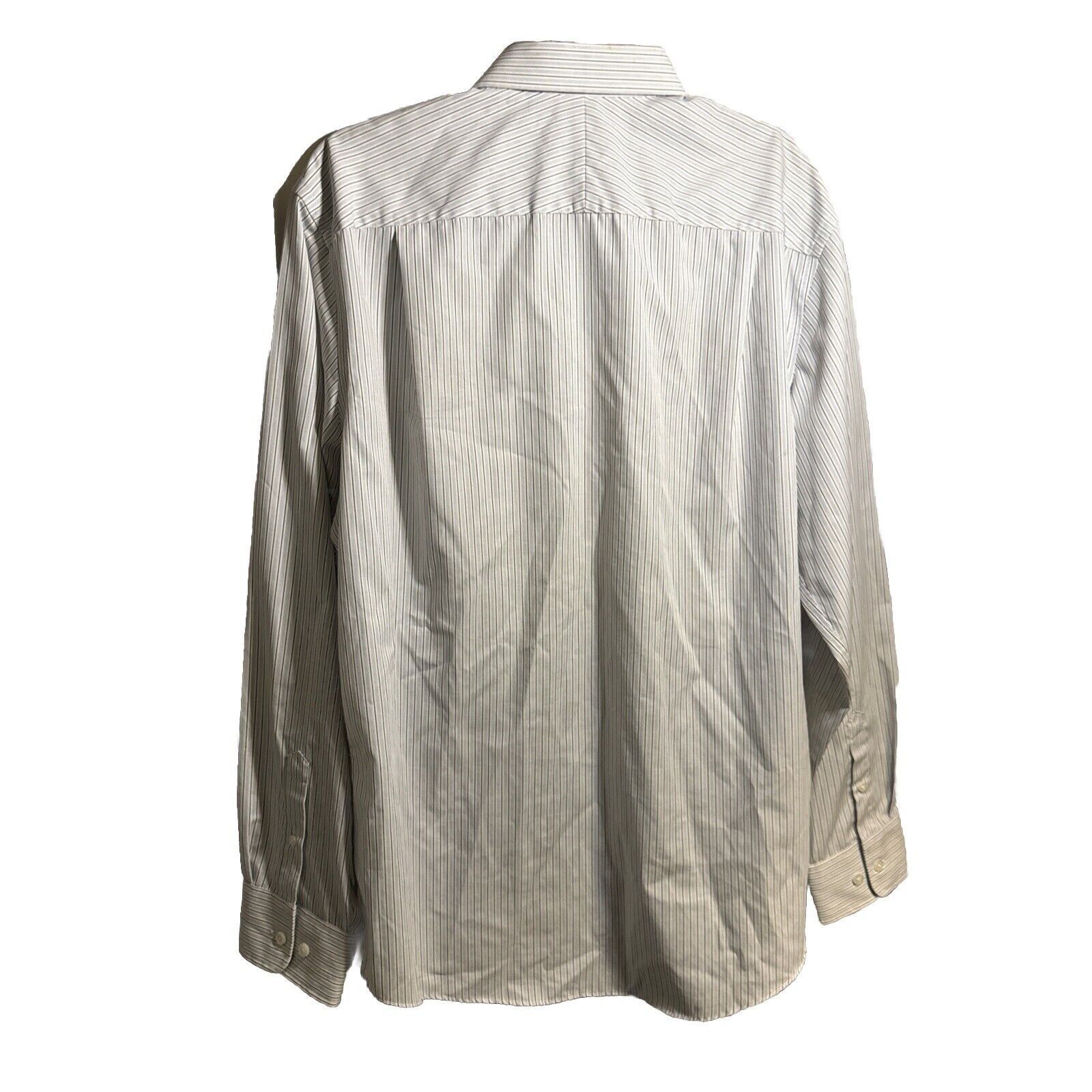 Merona Merona Mens Ultimate Shirt Long Sleeves Button Up Pin Strip Size US L / EU 52-54 / 3 - 11 Thumbnail