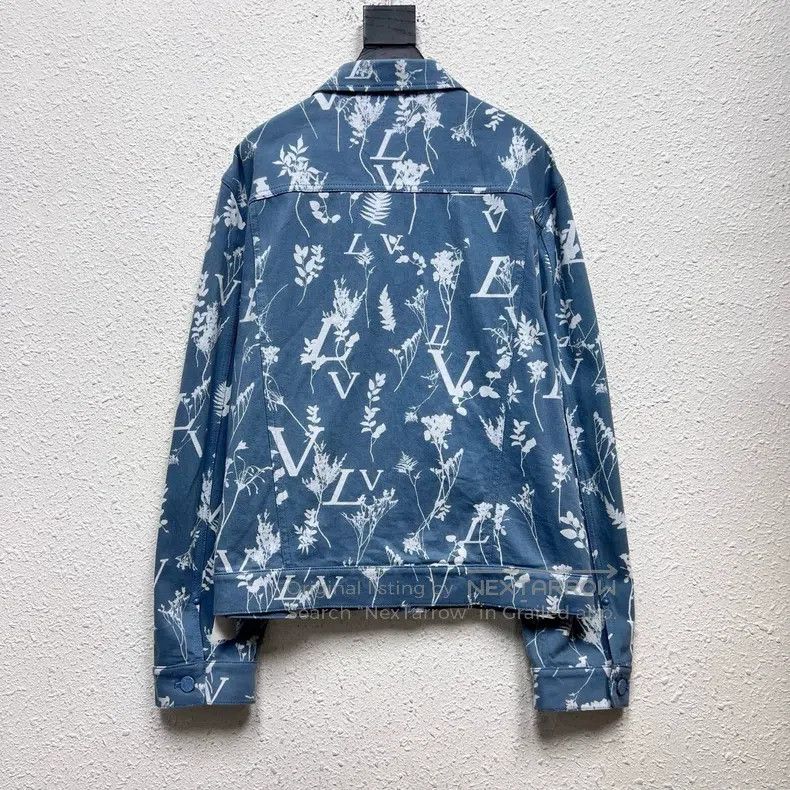 Louis Vuitton Louis Vuitton New wheat ear full logo denim jacket Size US L / EU 52-54 / 3 - 2 Thumbnail