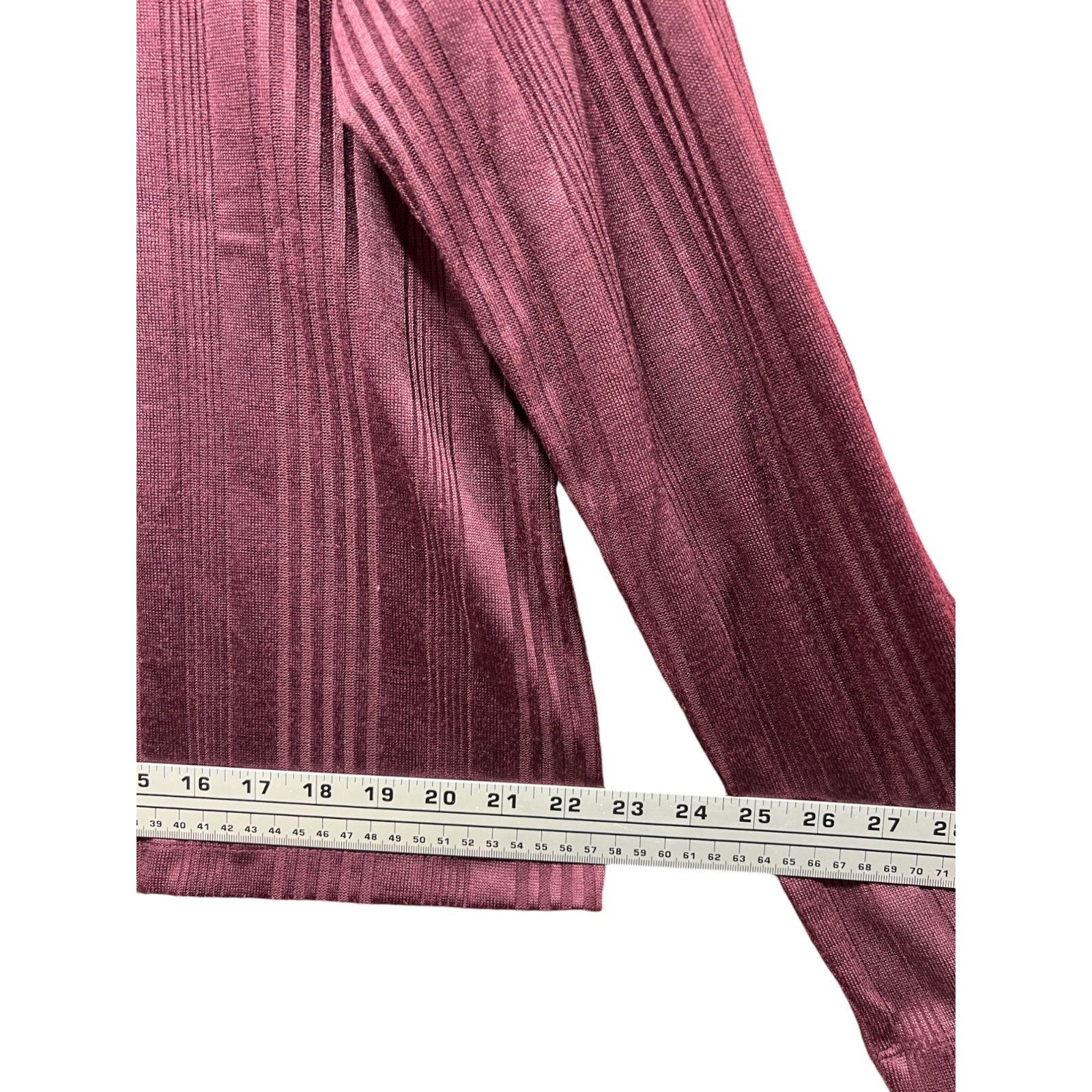 Other Knox Rose - Women's Long Sleeve Turtleneck Top - Plum - XXL Size XXL / US 16-18 / IT 52-54 - 6 Thumbnail