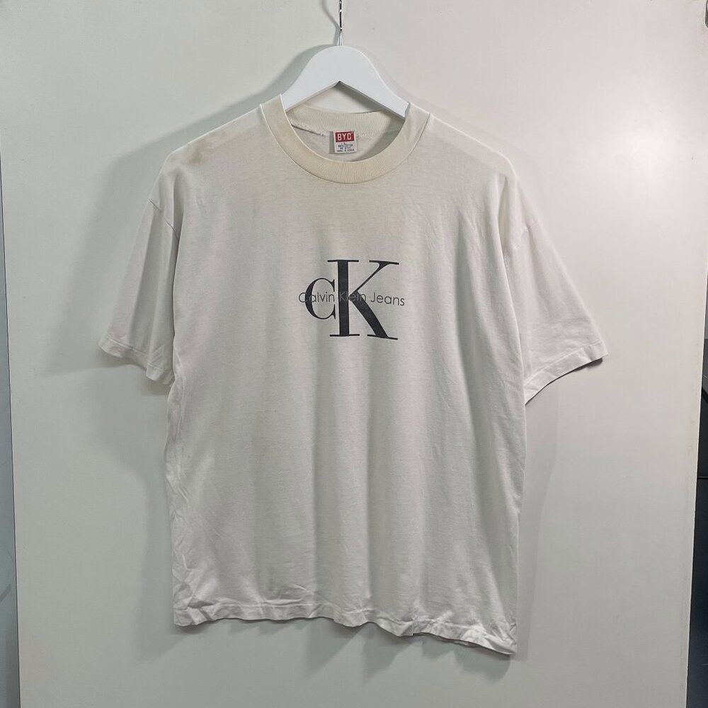 Other Vintage Bootleg Clavin Klein Tee Size US L / EU 52-54 / 3 - 1 Thumbnail