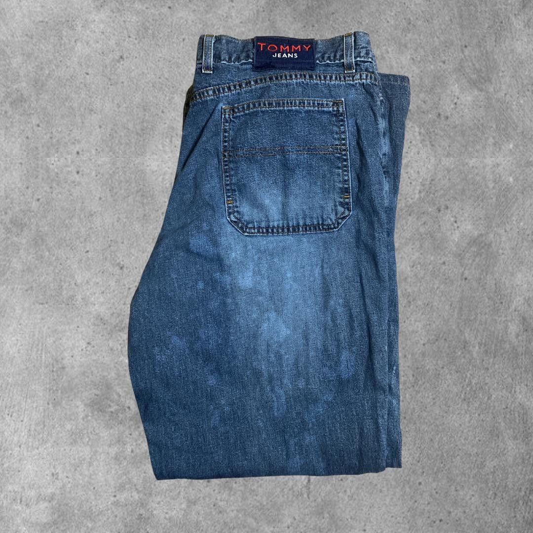 Tommy Hilfiger Vintage Flared Tommy Jeans Size US 36 / EU 52 - 1 Thumbnail