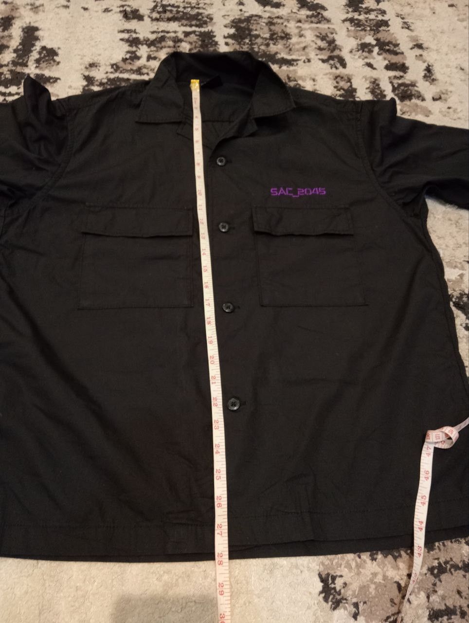 Japanese Brand Gu X Sac_2045 Ghost In The Shell Oversized Shirt Size US M / EU 48-50 / 2 - 8 Thumbnail