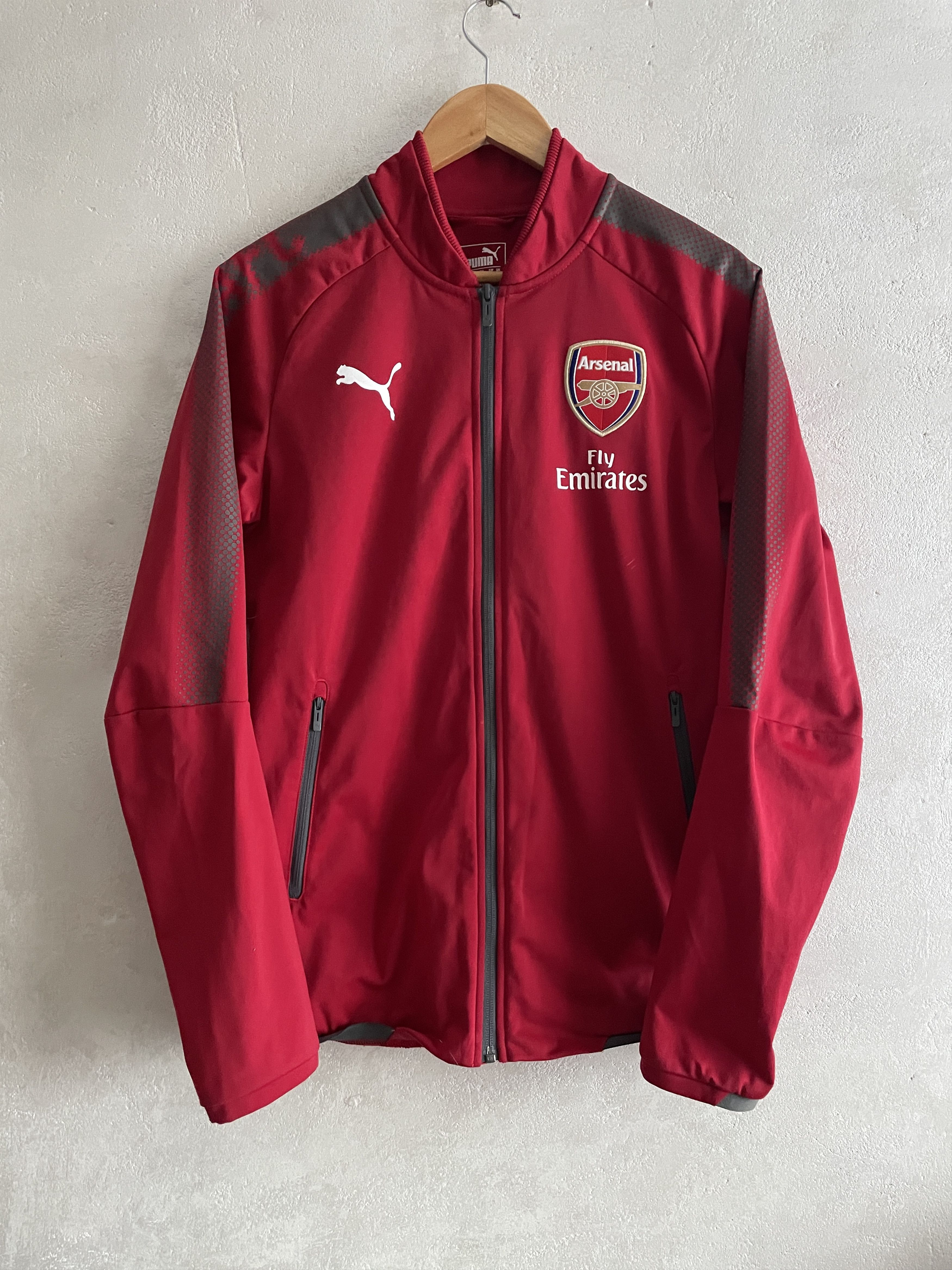 Puma 2017 2018 Arsenal London Stadium Track Top Jacket Size US S / EU 44-46 / 1 - 1 Thumbnail