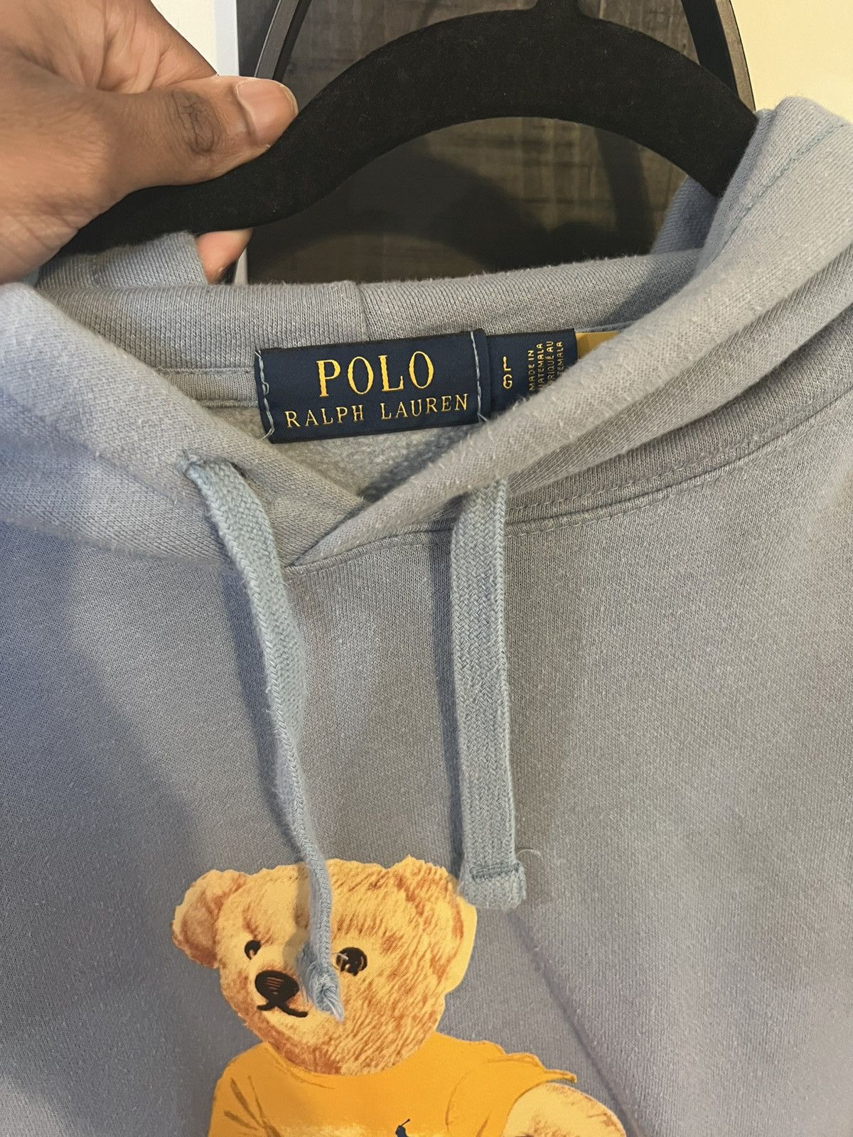 Polo Ralph Lauren Polo Ralp Lauren Bear Hoodie Size US L / EU 52-54 / 3 - 4 Thumbnail