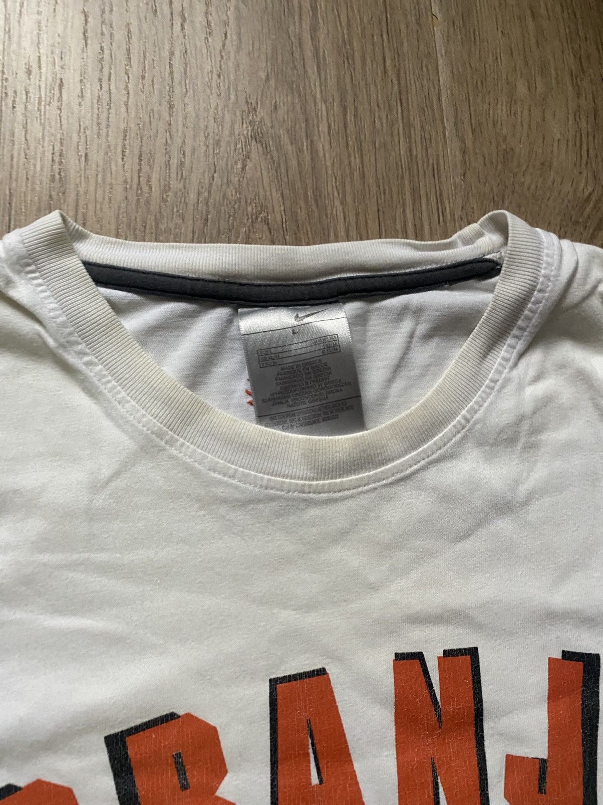 Nike × Vintage Vintage Nike KNVB orange centre logo Y2K Netherlands t shirt Size US L / EU 52-54 / 3 - 7 Thumbnail