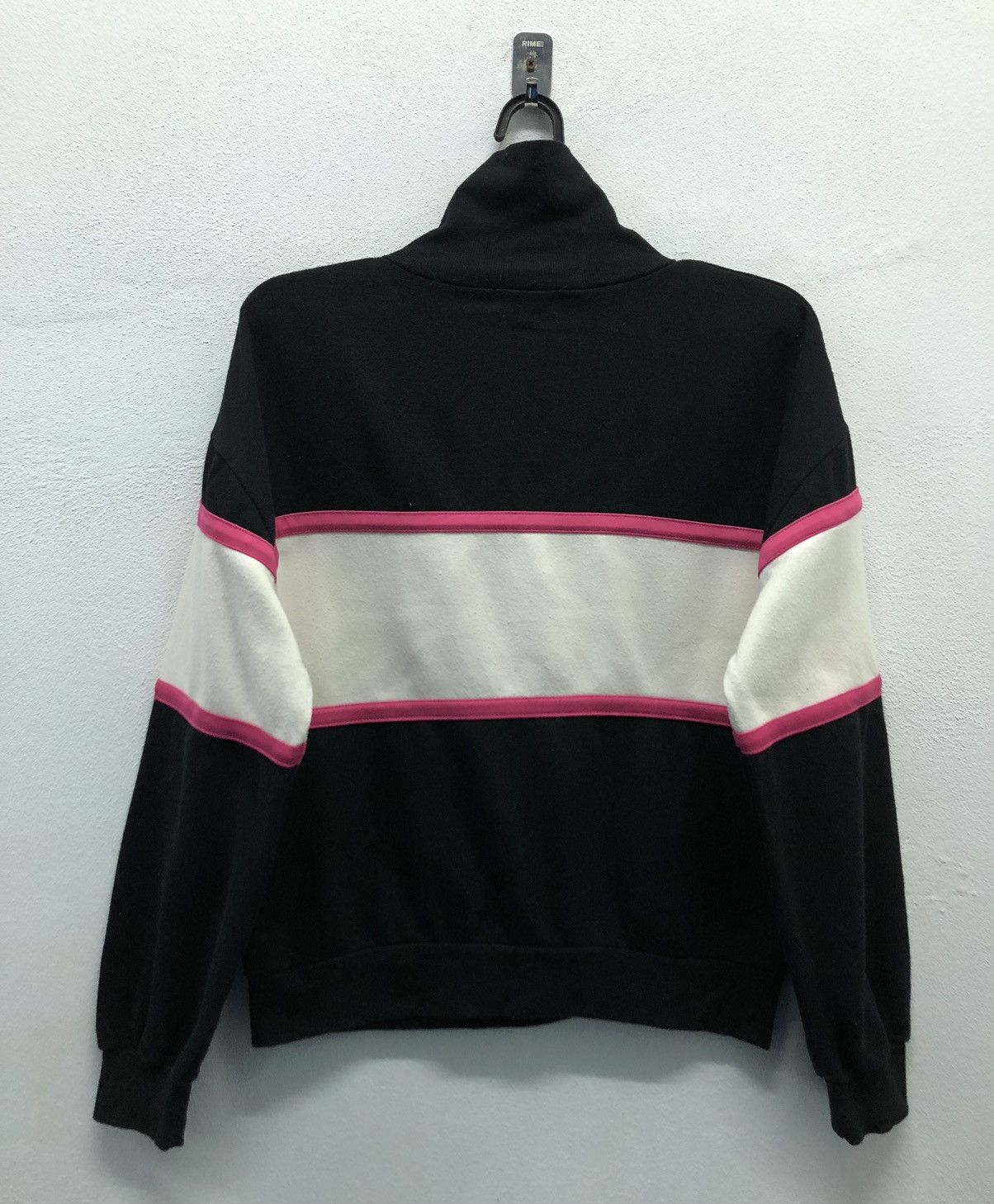 Japanese Brand Michiko London "Surprise" Colorblock Quarter-Zip Sweatshirt Size US L / EU 52-54 / 3 - 2 Thumbnail