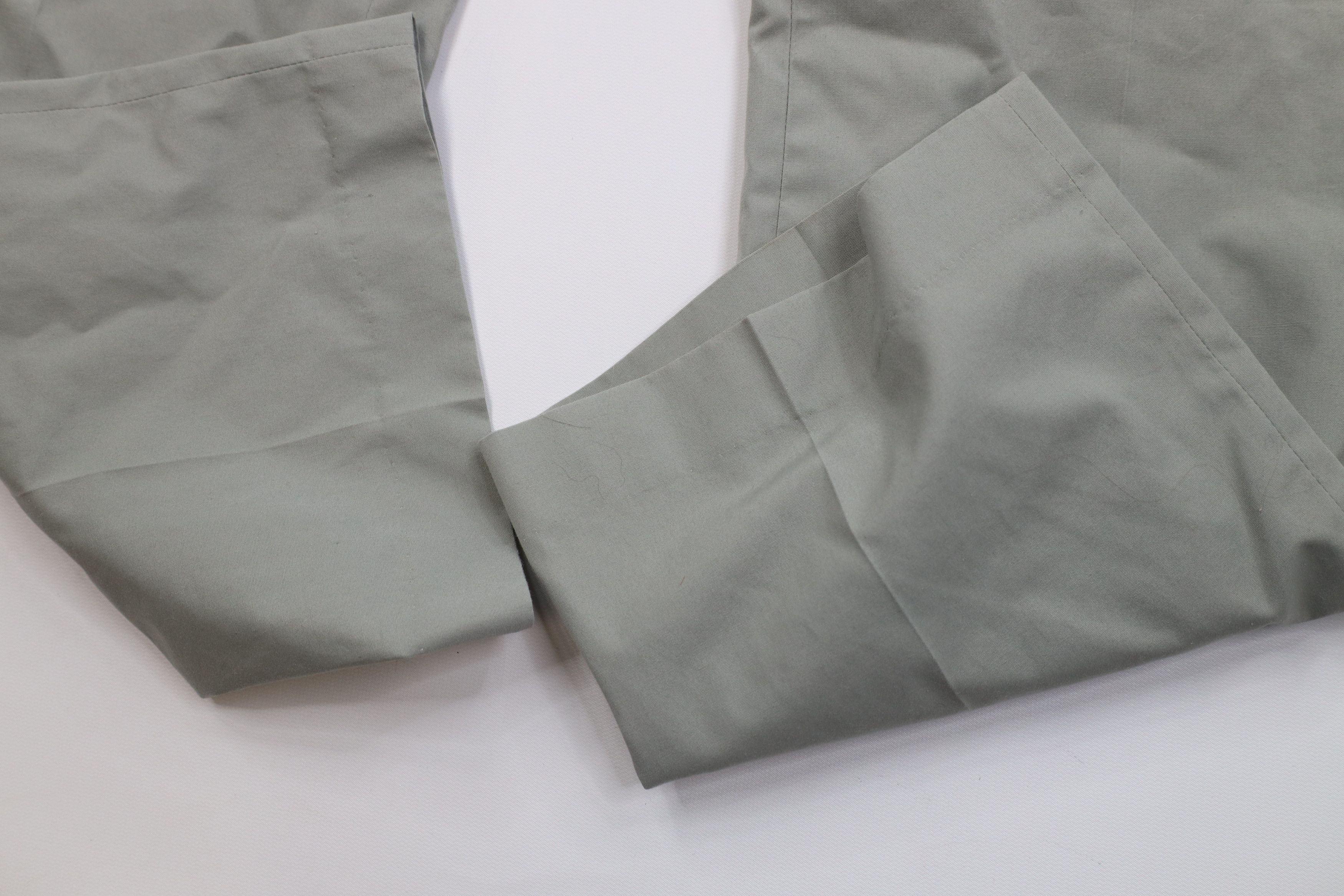 Lands' End Vintage 70s Lands End Wide Leg Chino Pants Light Green USA Size US 34 / EU 50 - 6 Thumbnail
