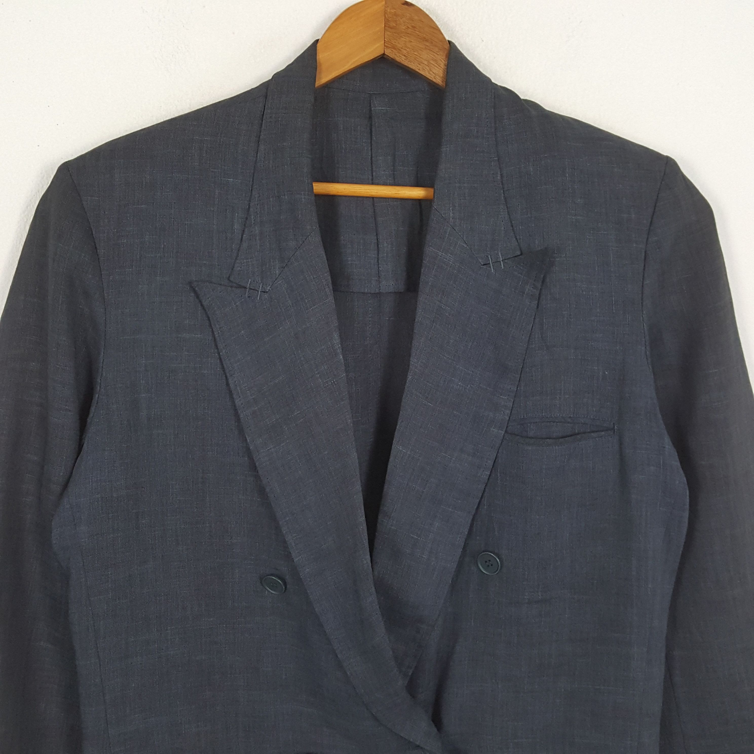 Vintage × Y's × Yohji Yamamoto Vintage Y's by YOHJI YAMAMOTO Japanese Designer Blazer Size 46S - 2 Thumbnail