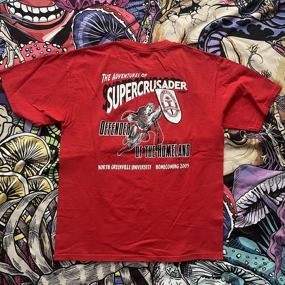 Gildan Vintage Adventures of Super crusader Graphic Tee Size US L / EU 52-54 / 3 - 2 Thumbnail