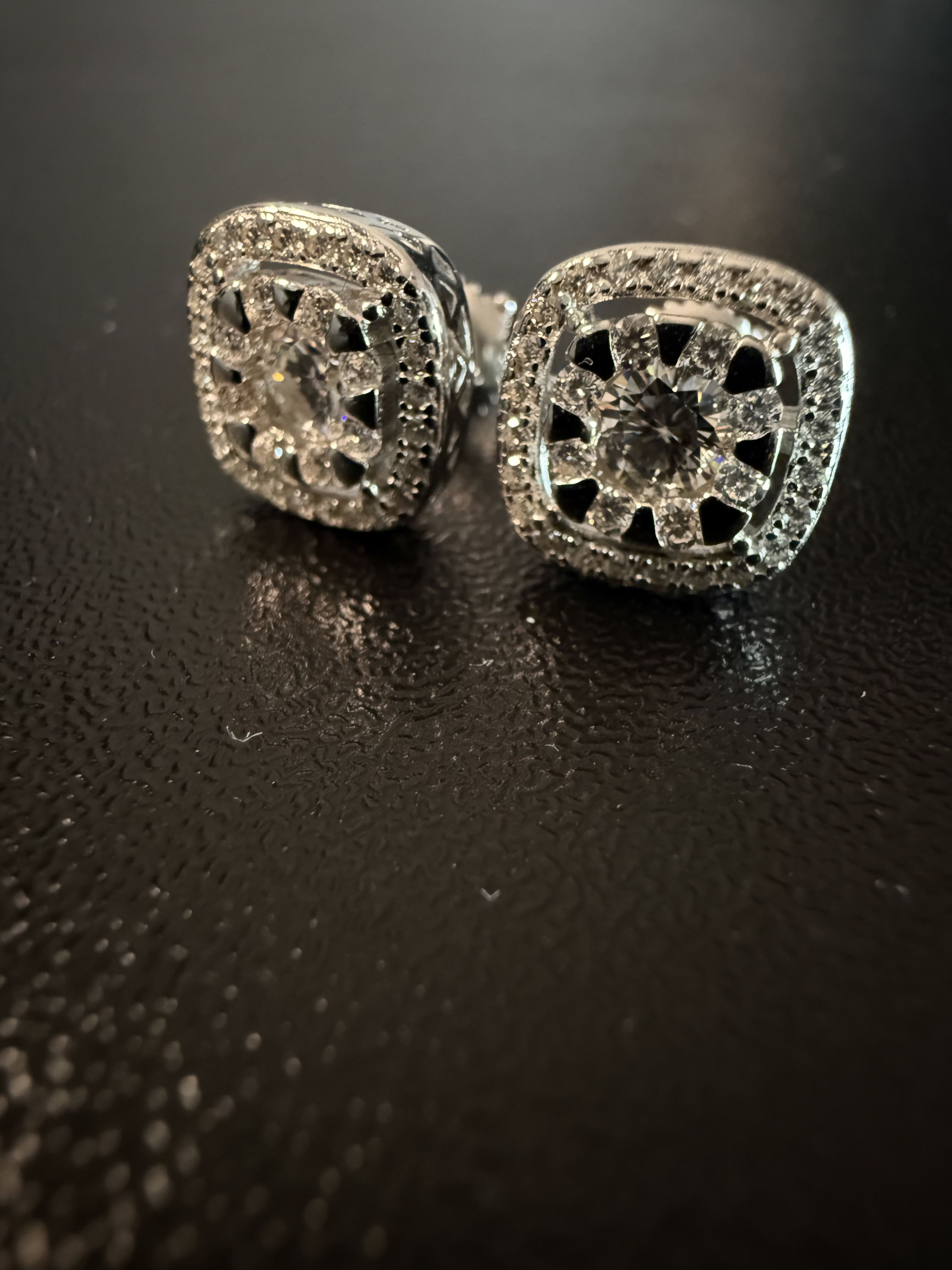 Other Crystal Polar Crown Moissanite 925 silver mens earrings Size ONE SIZE - 7 Thumbnail