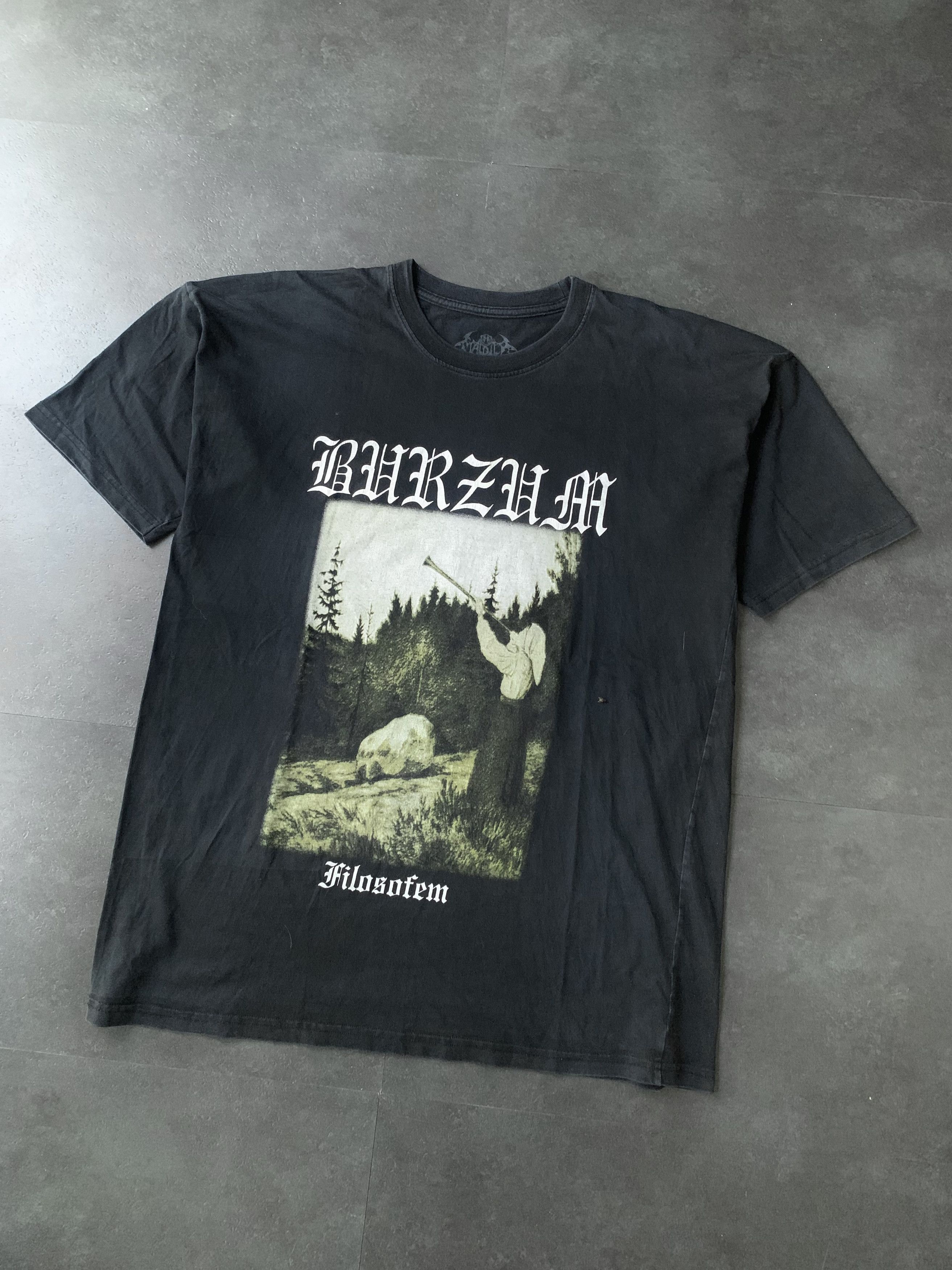 Band Tees Vintage 2000s Burzum Filosofem Metal Band Tee Shirt Size US L / EU 52-54 / 3 - 4 Thumbnail