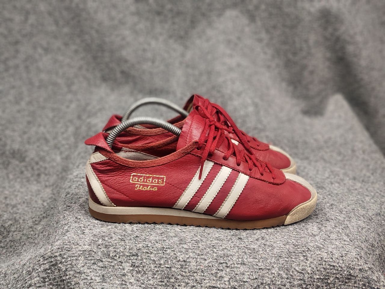 Adidas Vintage 2003 Adidas Italia Leather Red Retro Sneakers Size US 8 / EU 41 - 5 Thumbnail