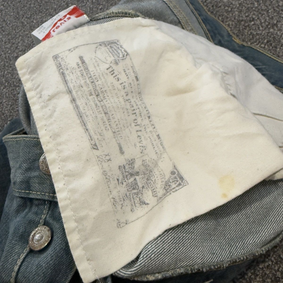 Engineered Garments × Levi's Vintage Levis 501 Straight Leg Button Fly Denim Size US 34 / EU 50 - 11 Thumbnail