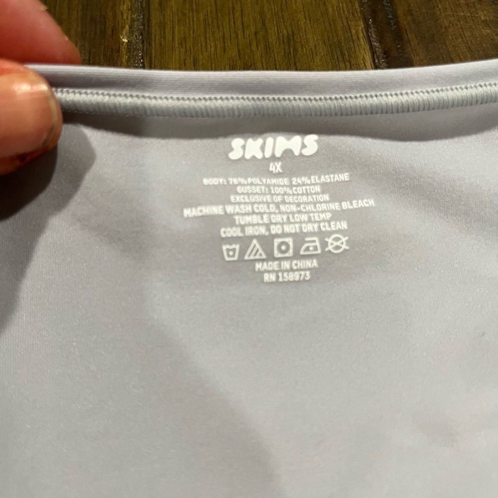SKIMS NWT Skims Fits Everybody Full Brief Moonstone - Size 4X Size ONE SIZE - 4 Thumbnail