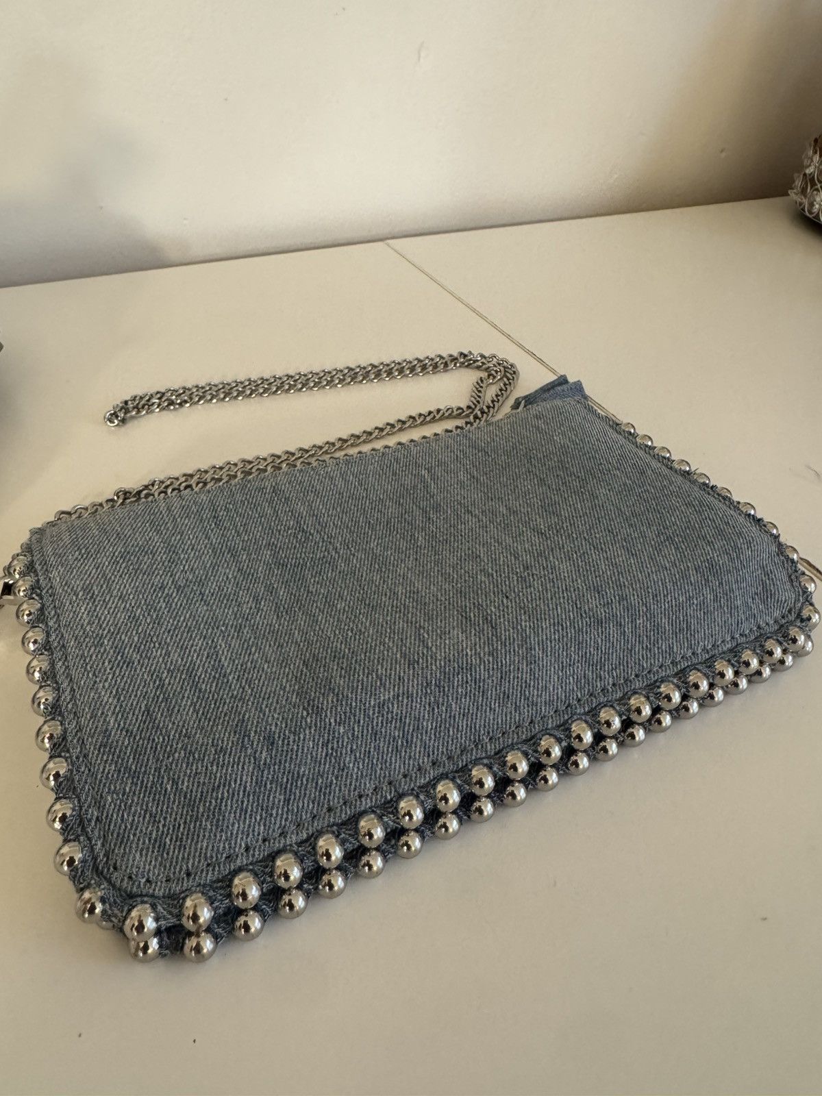 Zara Zara denim studded bag Size ONE SIZE - 2 Thumbnail