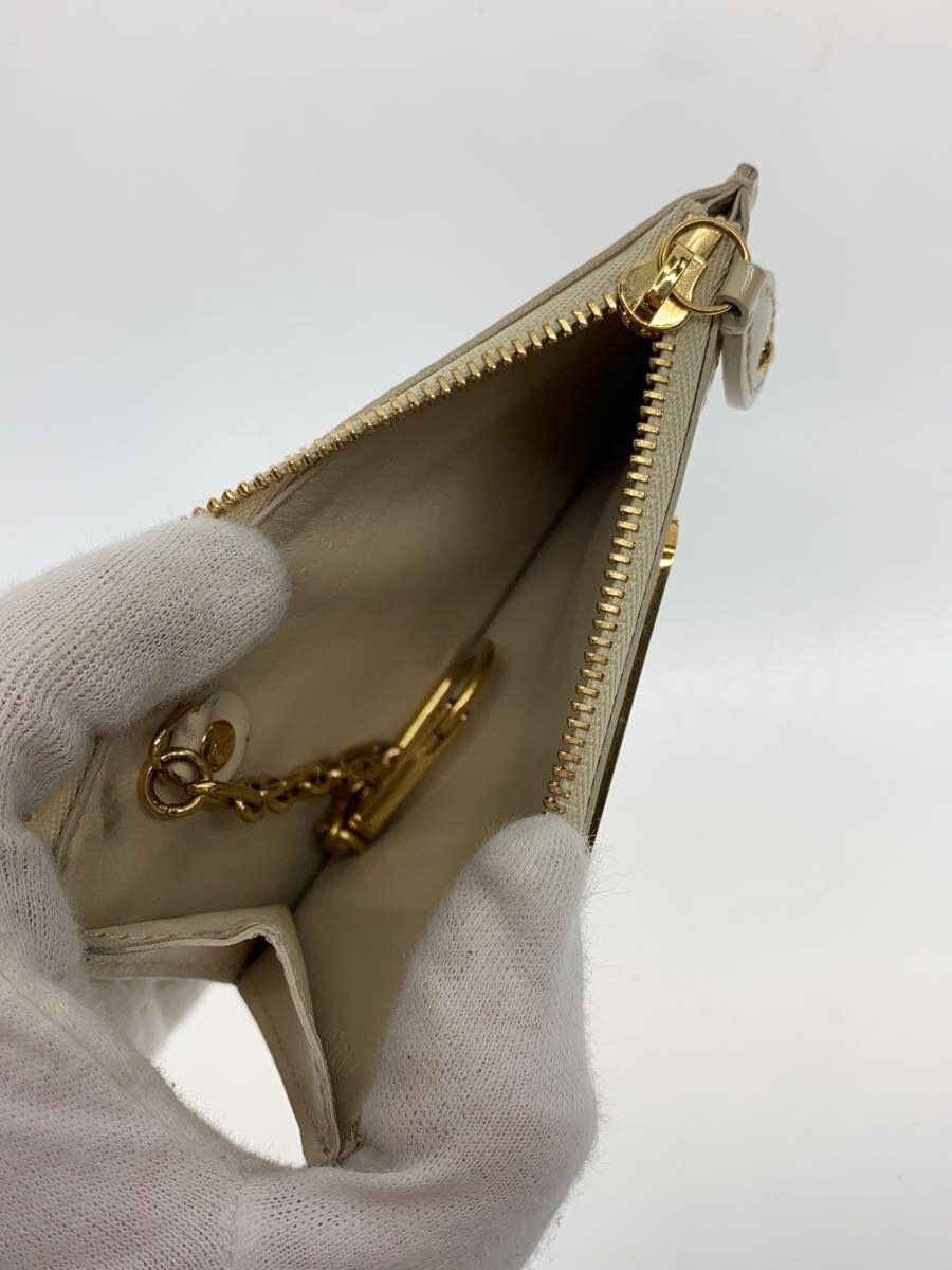 Louis Vuitton Louis Vuitton Monogram Vernis Pochette Cle NM Cream White Size ONE SIZE - 4 Thumbnail