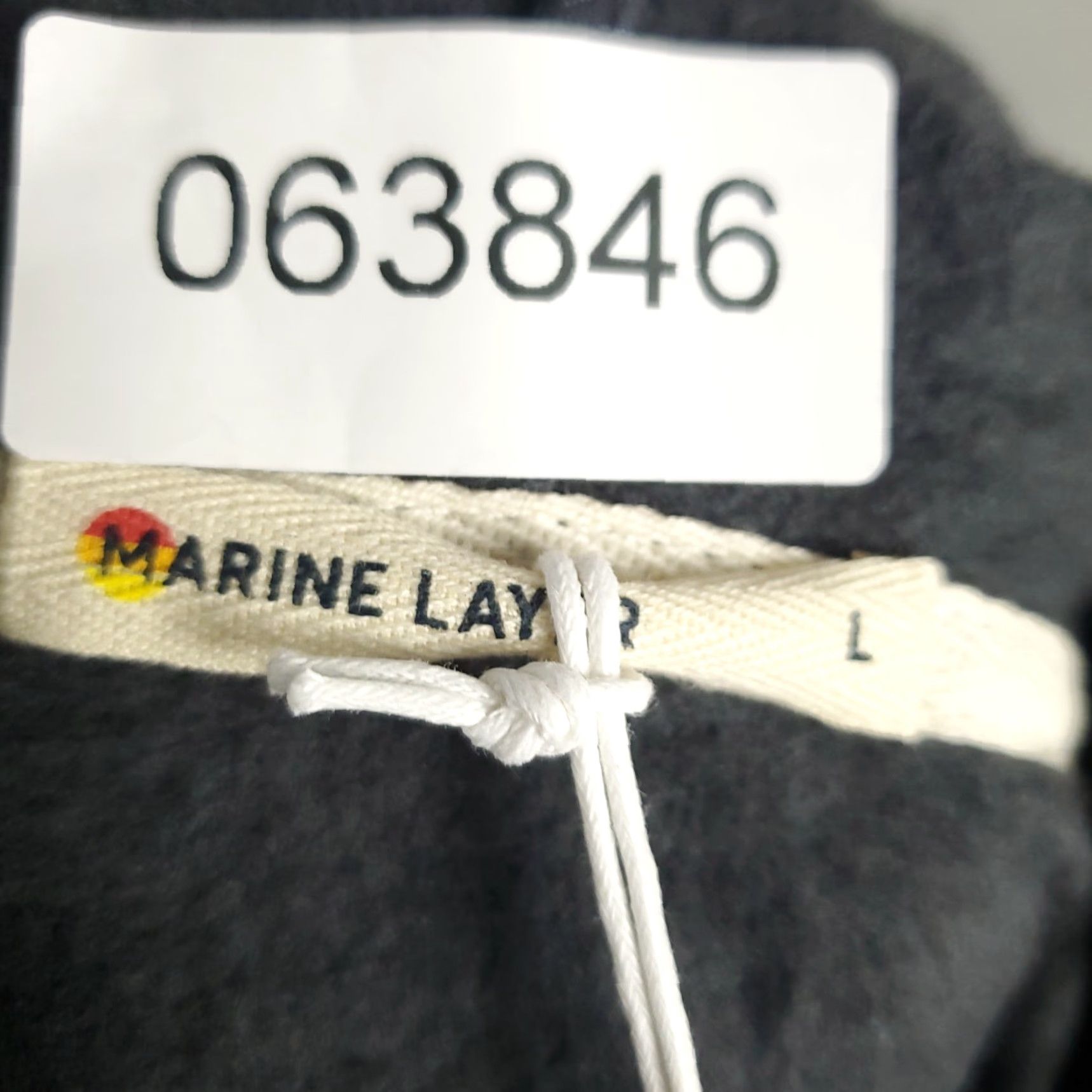 Marine Layer Marine Layer Hoodie Mens Large Gray Pullover Adjustable Sweatshirt Size US L / EU 52-54 / 3 - 8 Thumbnail
