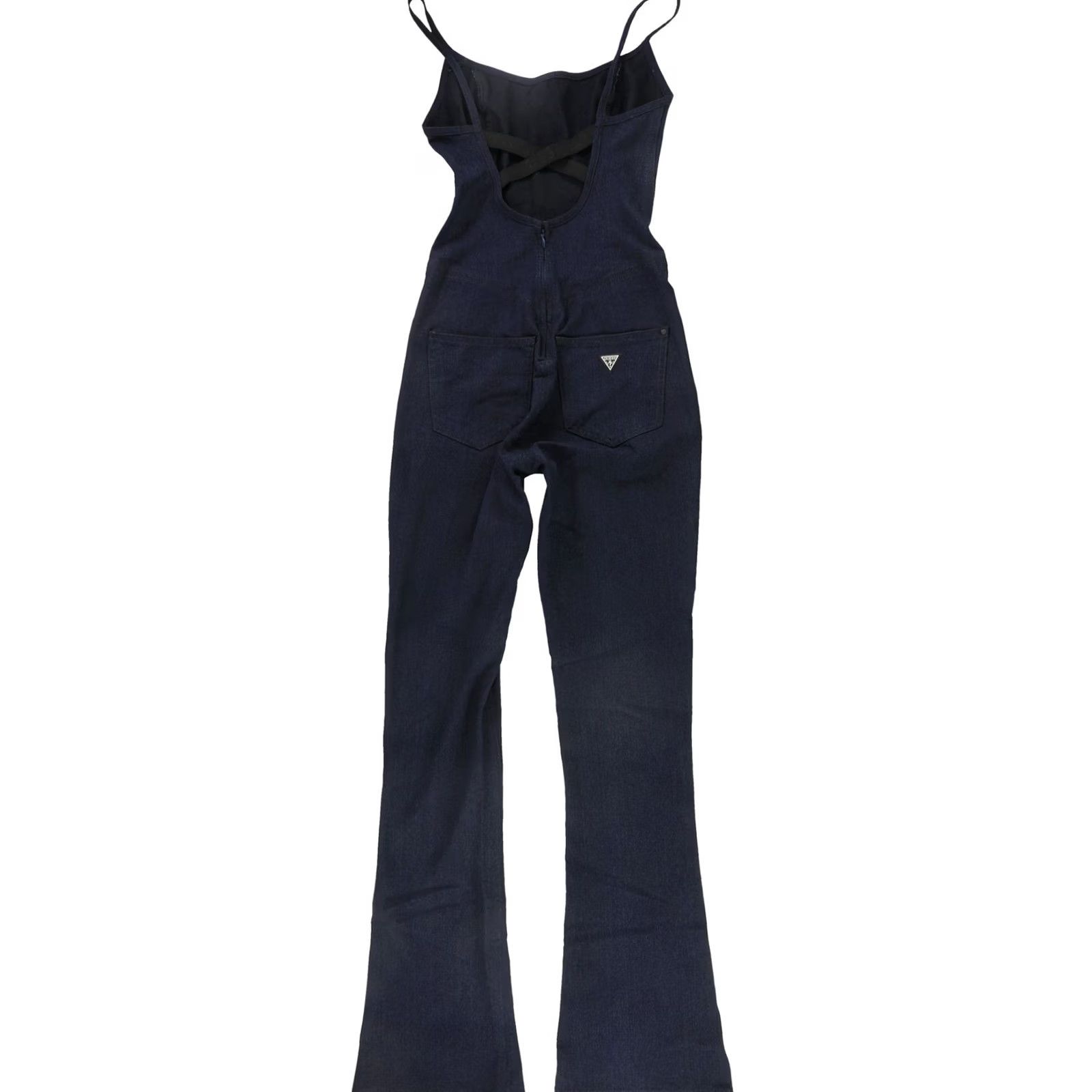Guess GUESS Womens Denim Jumpsuit Blue 25 Size 42" / US 20 - 2 Thumbnail