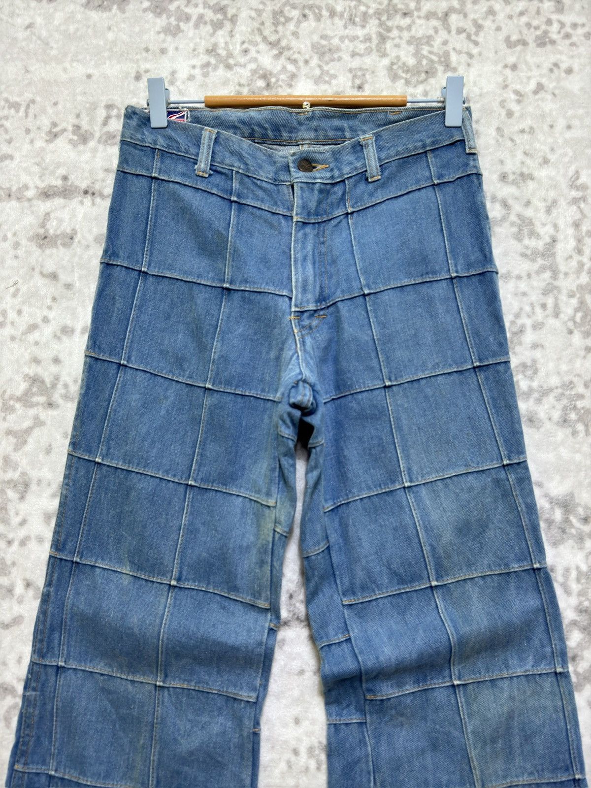 Hysteric Glamour Vintage Brittania Sportswear Reconstructed Flare Wide Leg Size US 28 / EU 44 - 3 Thumbnail