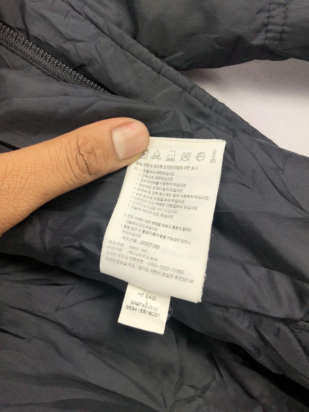 Nike × Vintage Vintage Y2K Nike Swoosh Logo Parka Puffer Jacket Size US S / EU 44-46 / 1 - 11 Thumbnail